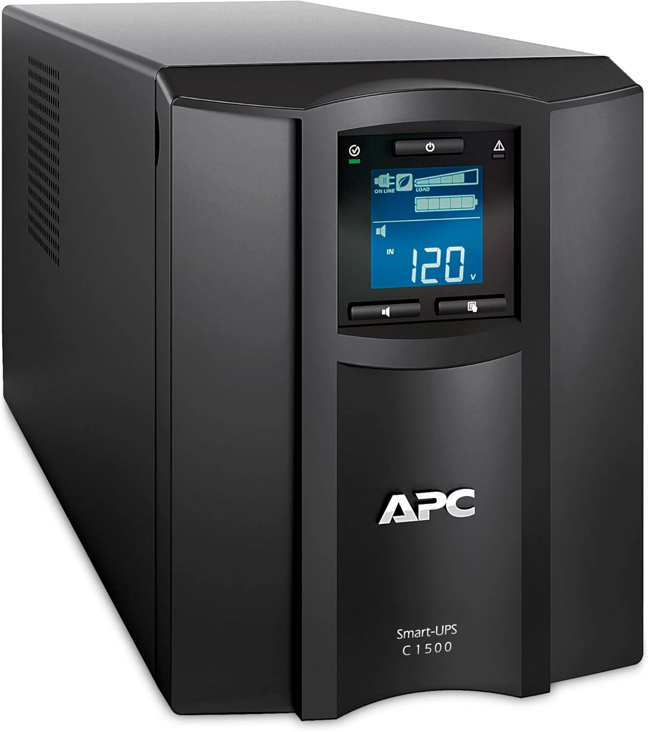 منبع تغذیه بدون وقفه هوشمند APC by Schneider Electric Smart-UPS SMC SmartConnect - SMC1500IC - 1500VA (دارای قابلیت اتصال ابری، 8 خروجی IEC-C13)، مشکی