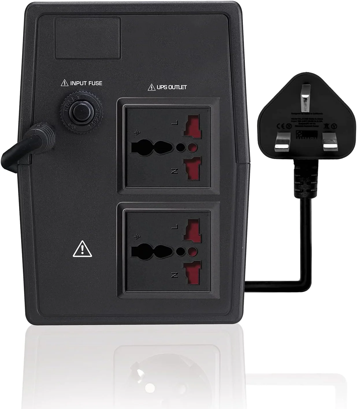 منبع تغذیه بدون وقفه تکنوور مدل ERA PLUS 800 TOGETHER ON - دارای 2 پریز خروجی یونیورسال - توان 800 ولت آمپر منبع تغذیه بدون وقفه تکنوور مدل ERA PLUS 800 TOGETHER ON - دارای 2 پریز خروجی یونیورسال - توان 800 ولت آمپر