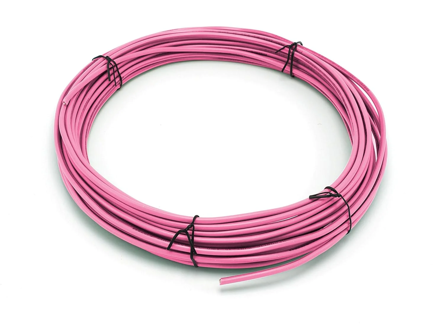 سیم مفتولی مسی عایقدار THHN/THWN ده فوتی (3 متری) The Cimple Co - اندازه 14 AWG، ساخت آمریکا، مناسب مصارف مسکونی، تجاری، صنعتی، سیم ارت، دارای ولتاژ نامی 600 ولت - رنگ صورتی سیم مفتولی مسی عایقدار THHN/THWN ده فوتی (3 متری) The Cimple Co - اندازه 14 AWG، ساخت آمریکا، مناسب مصارف مسکونی، تجاری، صنعتی، سیم ارت، دارای ولتاژ نامی 600 ولت - رنگ صورتی