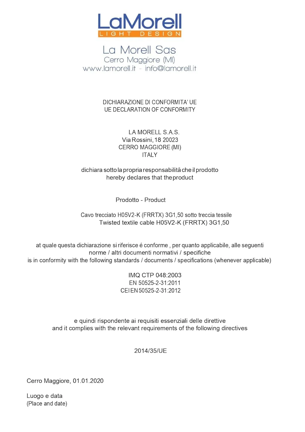 کابل پارچه ای برای لامپ، کابل پارچه ای 3 هسته ای (3 x 1.50 mm²) مشکی ساخت ایتالیا (5 متر) کابل پارچه ای برای لامپ، کابل پارچه ای 3 هسته ای (3 x 1.50 mm²) مشکی ساخت ایتالیا (5 متر)