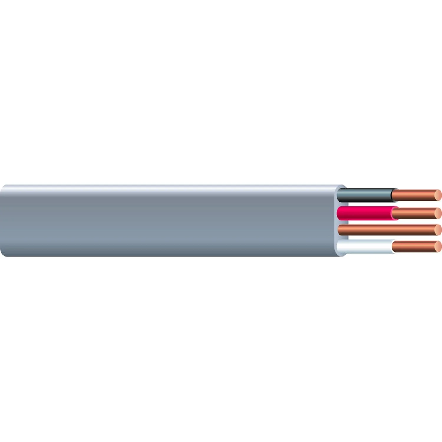 کابل مفتولی خاکستری 10/3 Southwire Woods به طول 7.6 متر کابل مفتولی خاکستری 10/3 Southwire Woods به طول 7.6 متر