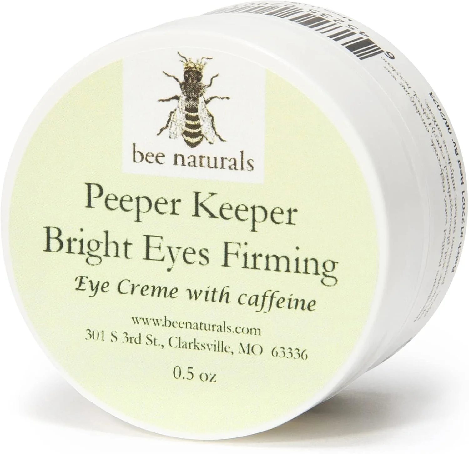 کرم سفت کننده و روشن کننده دور چشم Bee Naturals - غنی شده با کافئین برای کاهش پف زیر چشم - استفاده روزانه ملایم پس از پاکسازی