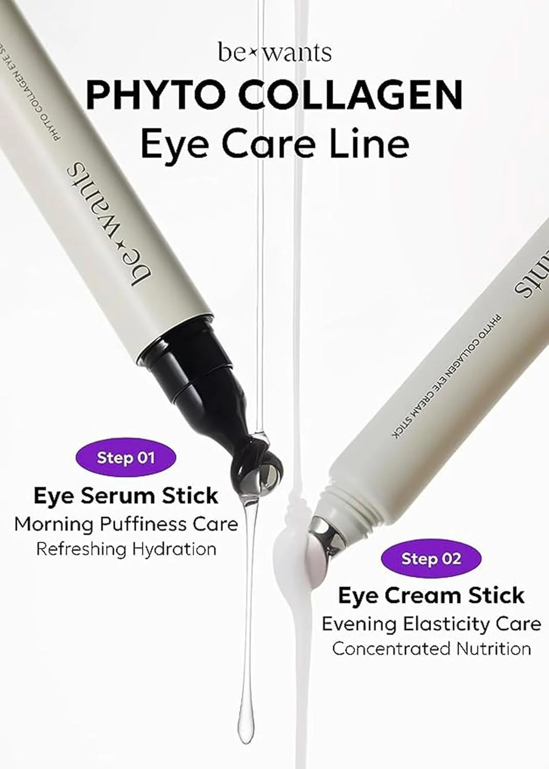 کرم دور چشم Bewants برای پف و سیاهی، استیک کرم دور چشم برای چروک