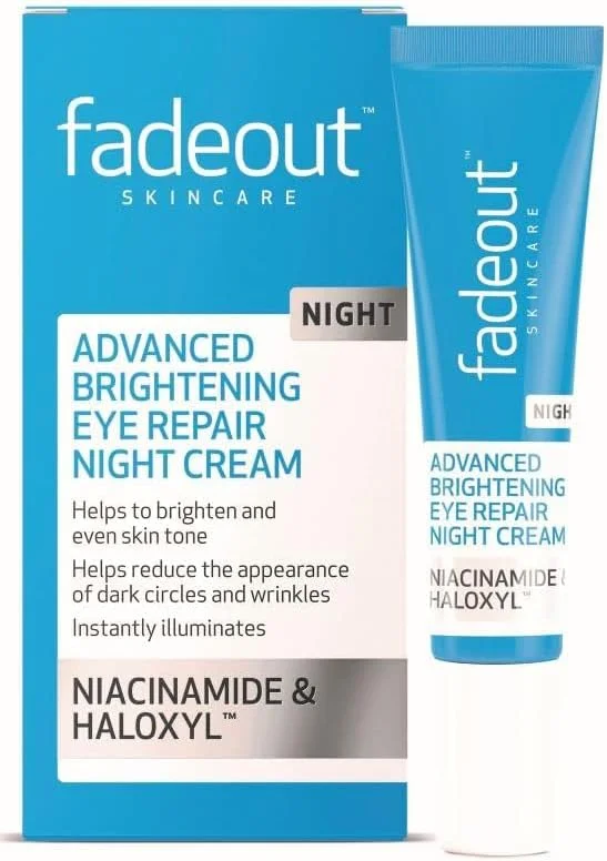 کرم شب ترمیم کننده و روشن کننده پیشرفته دور چشم فیداوت، 15 میلی لیتر حاوی نیاسینامید و هالوکسيل | کمک به کاهش ظاهر حلقه های تیره و چروک کرم شب ترمیم کننده و روشن کننده پیشرفته دور چشم فیداوت، 15 میلی لیتر حاوی نیاسینامید و هالوکسيل | کمک به کاهش ظاهر حلقه های تیره و چروک