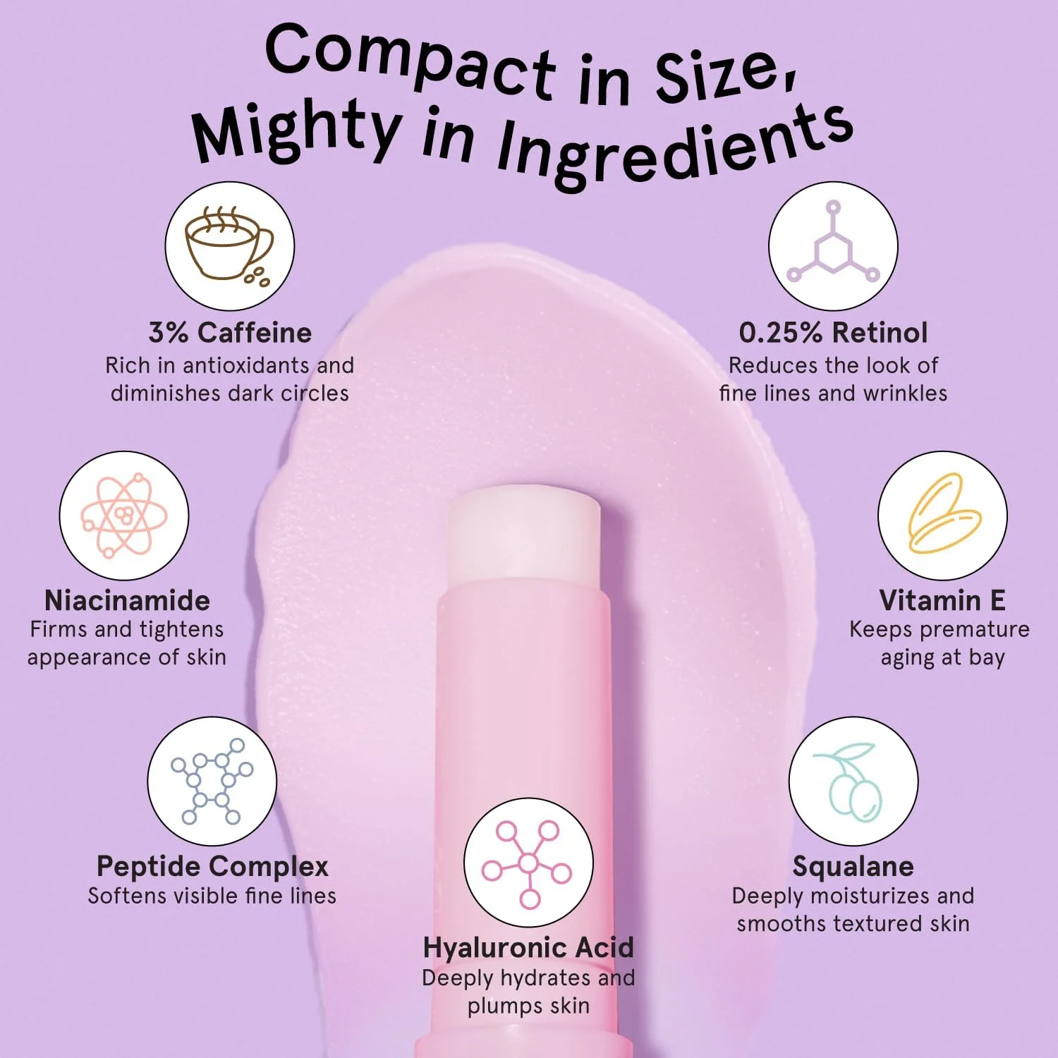 بالم روشن کننده زیر چشم گریس اند استلا - لوازم بهداشتی سایز مسافرتی - کرم دور چشم حاوی رتینول و کافئین برای تیرگی، پف و چروک - احیا کننده و آبرسان - مراقبت از پوست وگان (3.5 گرم) بالم روشن کننده زیر چشم گریس اند استلا - لوازم بهداشتی سایز مسافرتی - کرم دور چشم حاوی رتینول و کافئین برای تیرگی، پف و چروک - احیا کننده و آبرسان - مراقبت از پوست وگان (3.5 گرم)