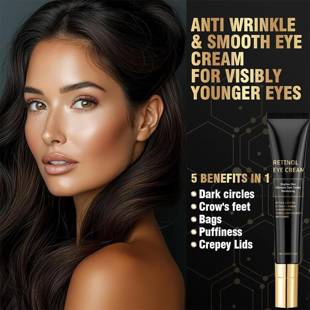 کرم دور چشم حاوی کافئین GraGra، کرم زیر چشم، رفع تیرگی و پف زیر چشم، کرم رفع کیسه زیر چشم، کرم ضد چروک دور چشم با غلتک 360 درجه، ضد چروک، روشن کننده کرم دور چشم حاوی کافئین GraGra، کرم زیر چشم، رفع تیرگی و پف زیر چشم، کرم رفع کیسه زیر چشم، کرم ضد چروک دور چشم با غلتک 360 درجه، ضد چروک، روشن کننده