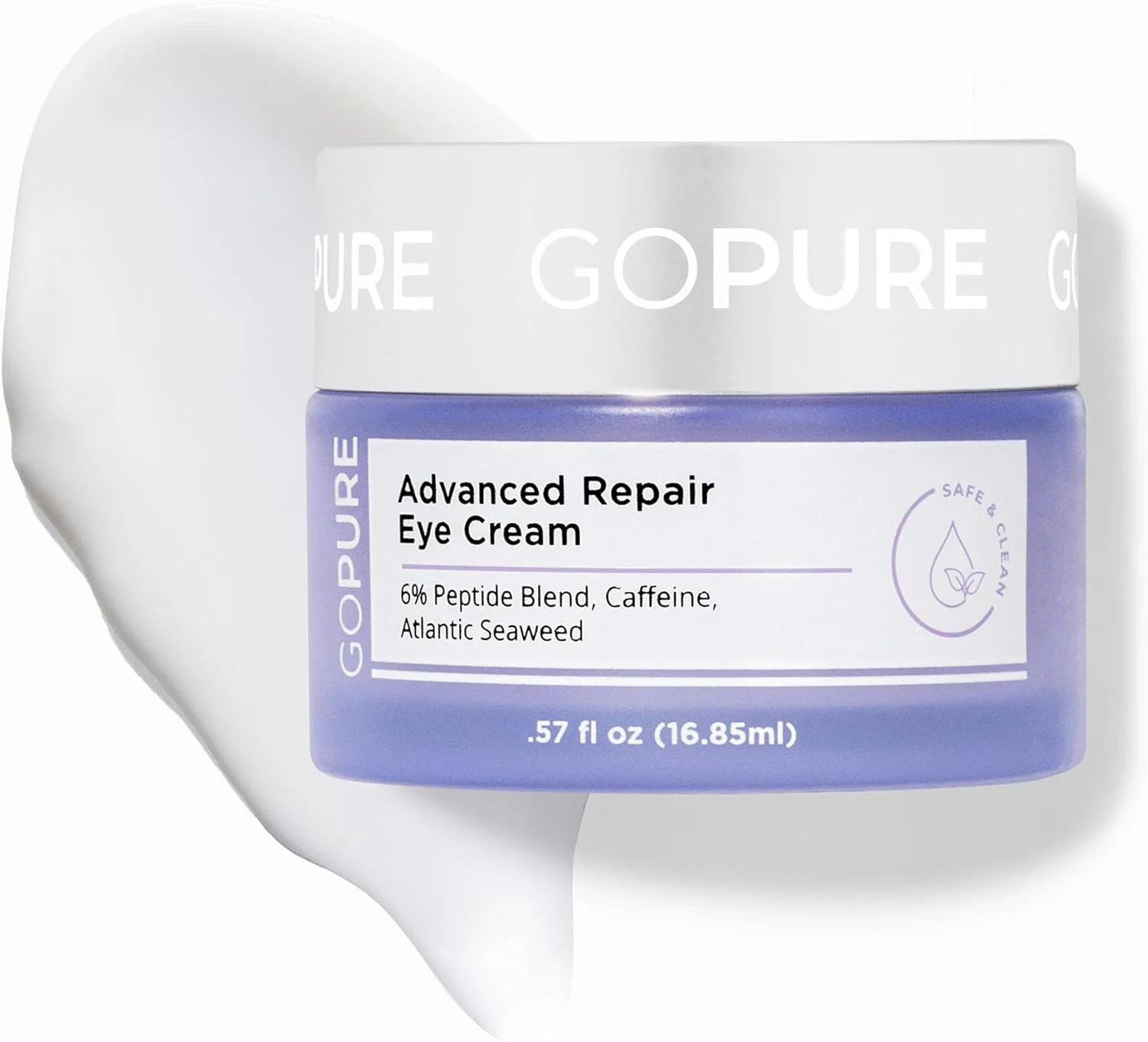 کرم دور چشم ترمیم کننده پیشرفته goPure - کرم دور چشم برای پف، سیاهی و حلقه های تیره، بهبود قابل مشاهده ظاهر خطوط ریز، چین و چروک و پنجه کلاغی - 17 میلی لیتر کرم دور چشم ترمیم کننده پیشرفته goPure - کرم دور چشم برای پف، سیاهی و حلقه های تیره، بهبود قابل مشاهده ظاهر خطوط ریز، چین و چروک و پنجه کلاغی - 17 میلی لیتر