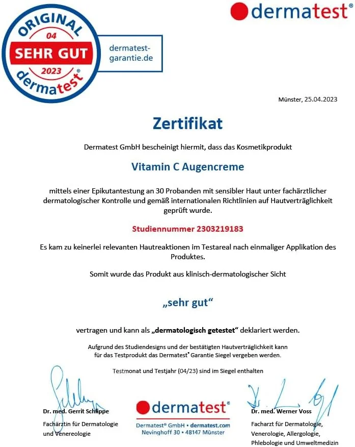 کرم دور چشم ویتامین C JUNGLÜCK - وگان | کرم ضد خستگی برای حلقه های تیره و پف کردگی | مراقبت از چشم با ویتامین C باعث درخشش ناحیه چشم شما می شود و با سایه های تیره چشم مقابله می کند کرم دور چشم ویتامین C JUNGLÜCK - وگان | کرم ضد خستگی برای حلقه های تیره و پف کردگی | مراقبت از چشم با ویتامین C باعث درخشش ناحیه چشم شما می شود و با سایه های تیره چشم مقابله می کند