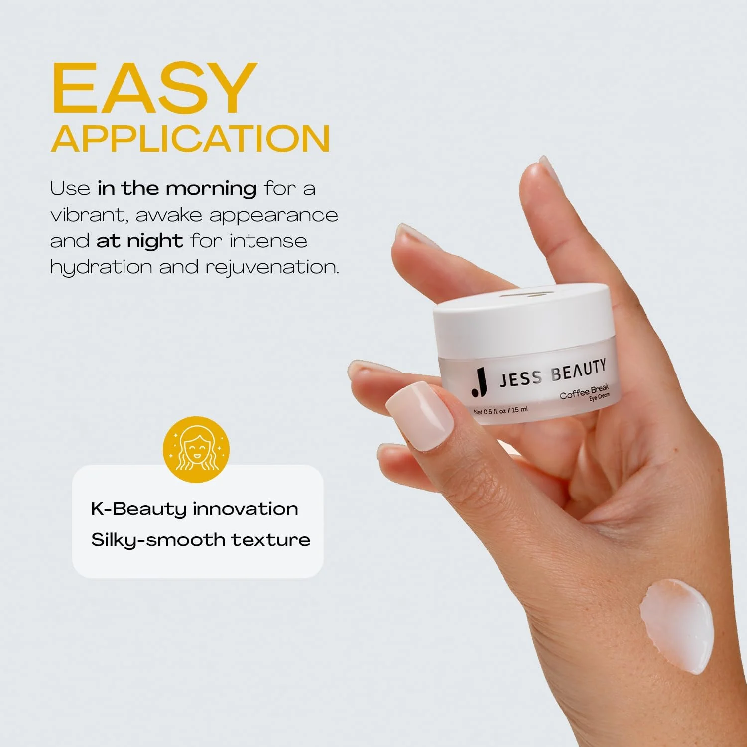 کرم دور چشم کافی بریک JESS BEAUTY حاوی 1% کافئین، اسکوالان و پانتنول | مراقبت از پوست و زیبایی - کانتور دور چشم 15 میلی لیتر کرم دور چشم کافی بریک JESS BEAUTY حاوی 1% کافئین، اسکوالان و پانتنول | مراقبت از پوست و زیبایی - کانتور دور چشم 15 میلی لیتر