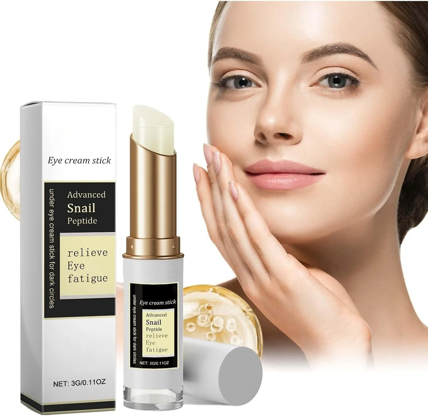 کرم دور چشم پیشرفته پپتید حلزون LBOYLOVE® برای سیاهی دور چشم، کاهش چین و چروک، خطوط ریز، مرطوب کننده و سفت کننده پوست حاوی موسین حلزون کرم دور چشم پیشرفته پپتید حلزون LBOYLOVE® برای سیاهی دور چشم، کاهش چین و چروک، خطوط ریز، مرطوب کننده و سفت کننده پوست حاوی موسین حلزون