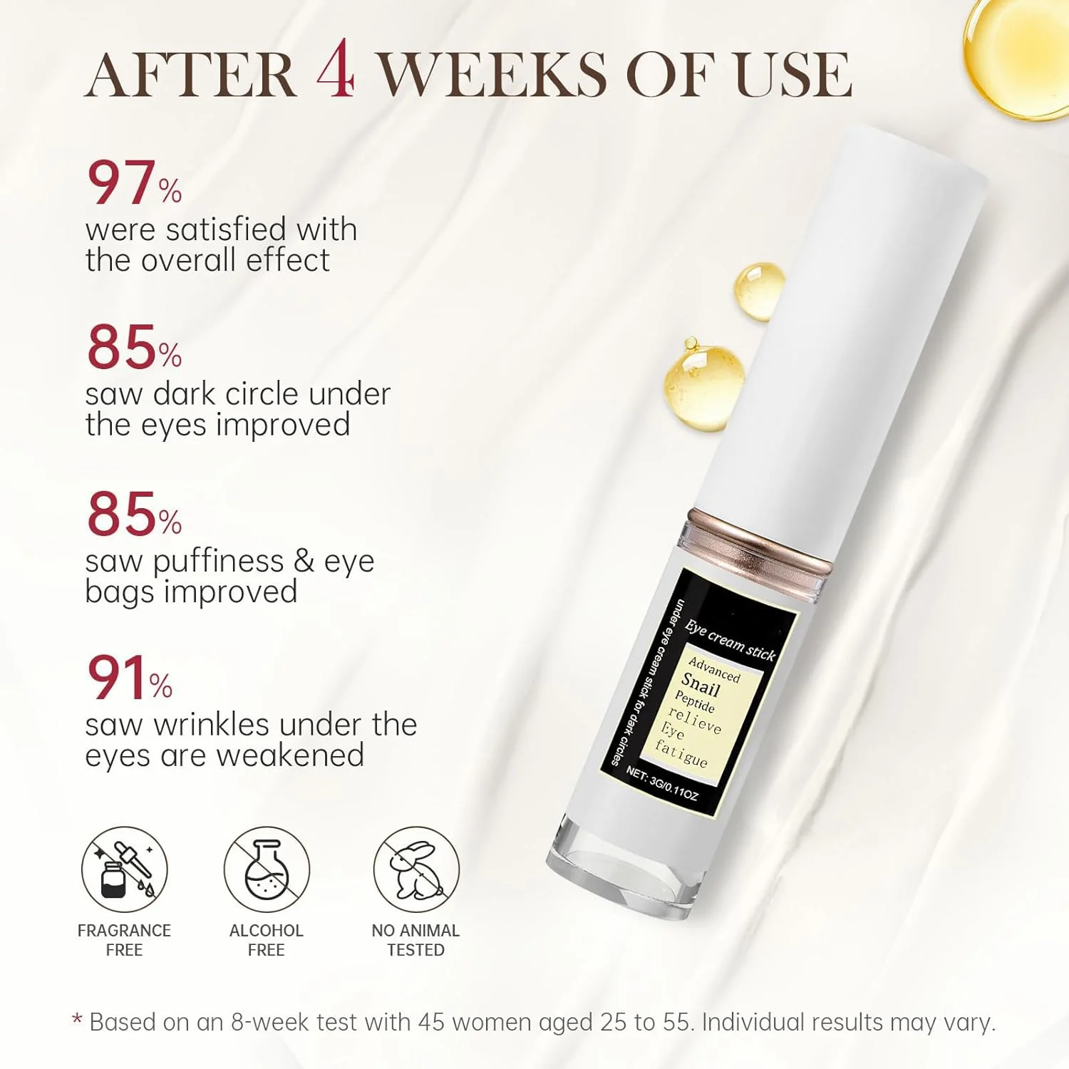 کرم دور چشم پیشرفته پپتید حلزون LBOYLOVE® برای سیاهی دور چشم، کاهش چین و چروک، خطوط ریز، مرطوب کننده و سفت کننده پوست حاوی موسین حلزون کرم دور چشم پیشرفته پپتید حلزون LBOYLOVE® برای سیاهی دور چشم، کاهش چین و چروک، خطوط ریز، مرطوب کننده و سفت کننده پوست حاوی موسین حلزون