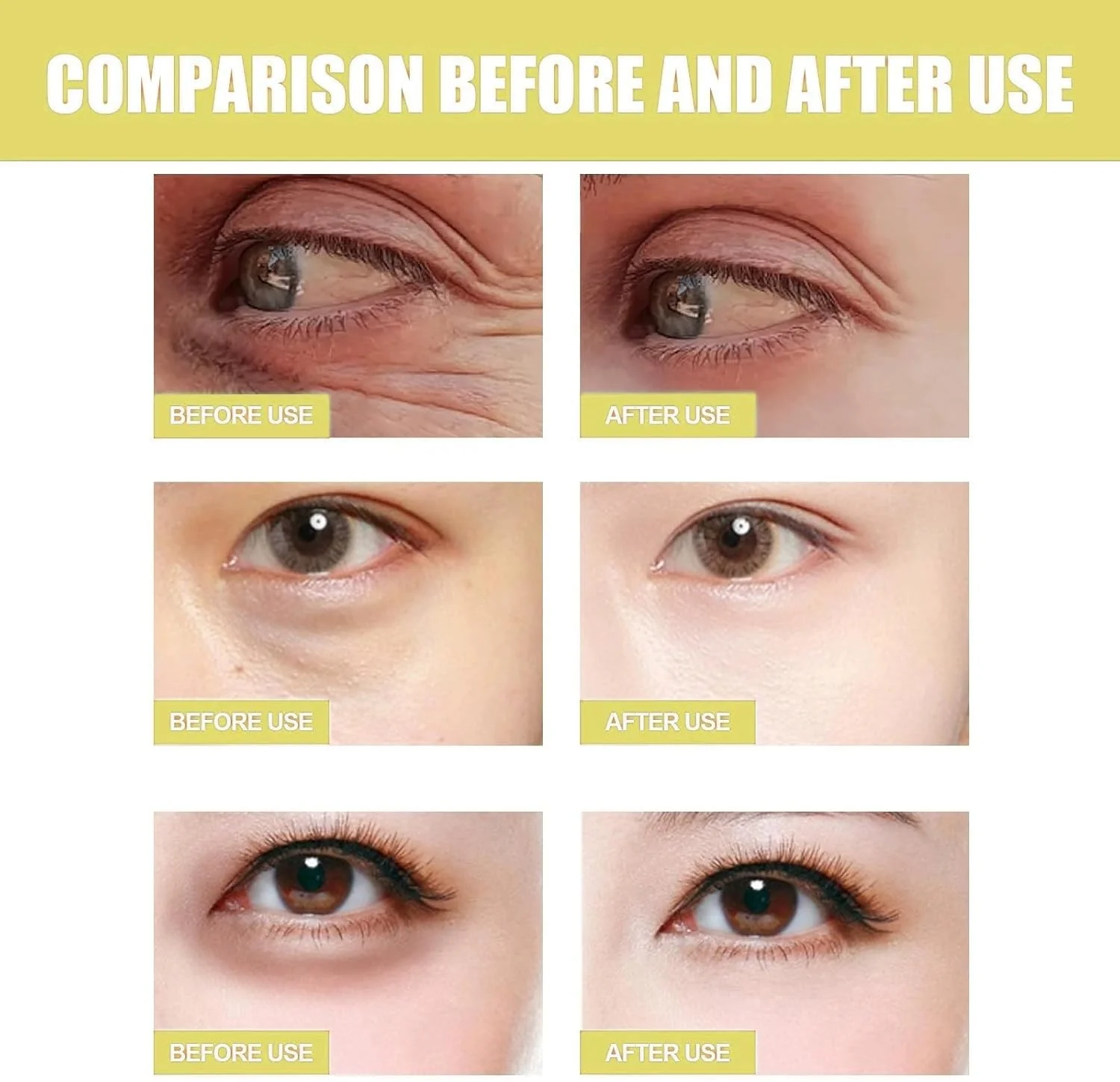 کرم دور چشم پیشرفته پپتید حلزون LBOYLOVE® برای سیاهی دور چشم، کاهش چین و چروک، خطوط ریز، مرطوب کننده و سفت کننده پوست حاوی موسین حلزون کرم دور چشم پیشرفته پپتید حلزون LBOYLOVE® برای سیاهی دور چشم، کاهش چین و چروک، خطوط ریز، مرطوب کننده و سفت کننده پوست حاوی موسین حلزون