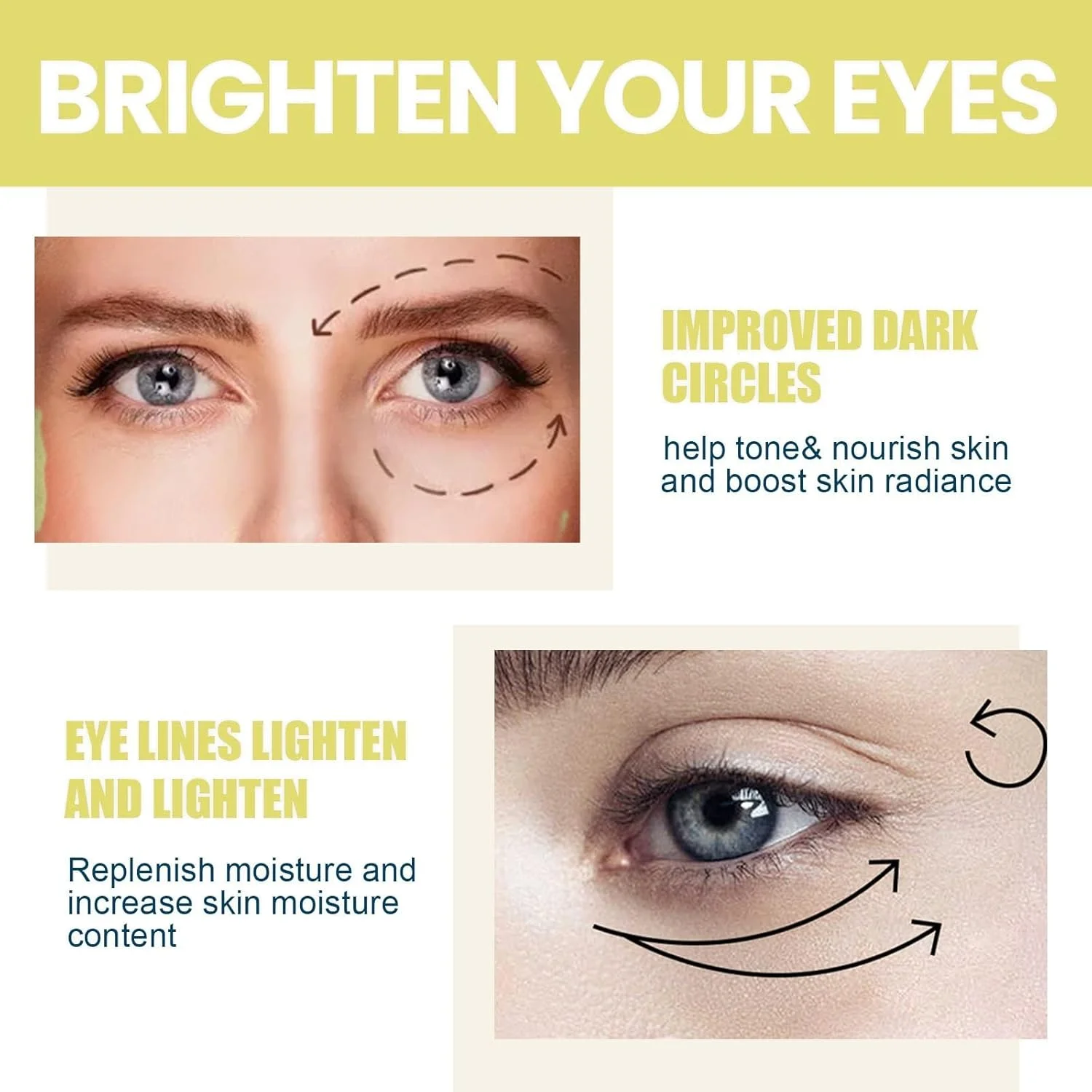 کرم دور چشم پیشرفته پپتید حلزون LBOYLOVE® برای سیاهی دور چشم، کاهش چین و چروک، خطوط ریز، مرطوب کننده و سفت کننده پوست حاوی موسین حلزون کرم دور چشم پیشرفته پپتید حلزون LBOYLOVE® برای سیاهی دور چشم، کاهش چین و چروک، خطوط ریز، مرطوب کننده و سفت کننده پوست حاوی موسین حلزون