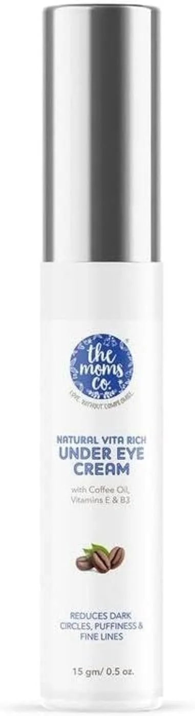 کرم دور چشم غنی از ویتامین طبیعی The Moms Co حجم 15 گرم کرم دور چشم غنی از ویتامین طبیعی The Moms Co حجم 15 گرم