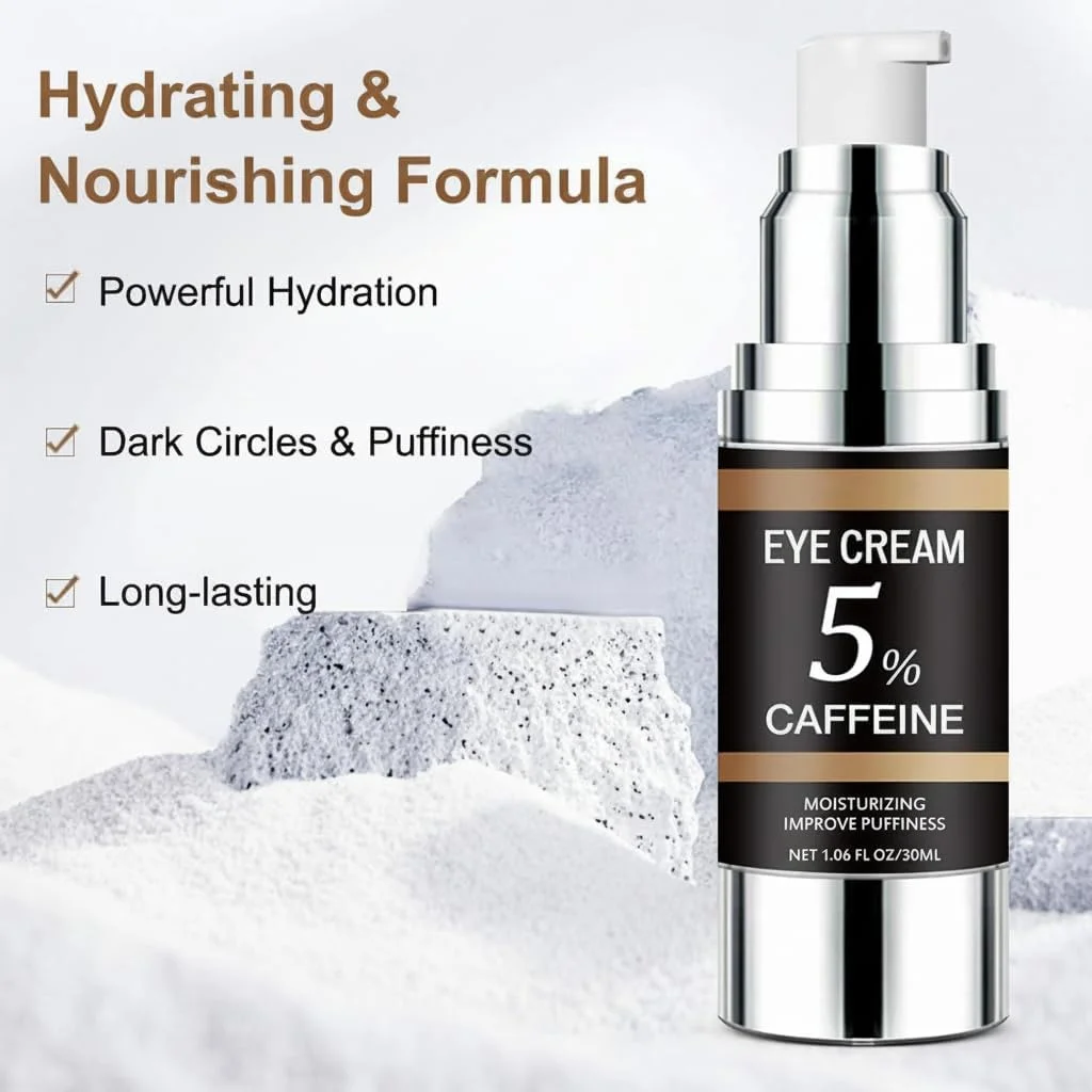 کرم دور چشم کافئین NALACAL برای تیرگی و پف زیر چشم | سفت کننده و آبرسان پوست زیر چشم با پلی فنول های چای | سبک و با جذب سریع، 30 میلی لیتر کرم دور چشم کافئین NALACAL برای تیرگی و پف زیر چشم | سفت کننده و آبرسان پوست زیر چشم با پلی فنول های چای | سبک و با جذب سریع، 30 میلی لیتر