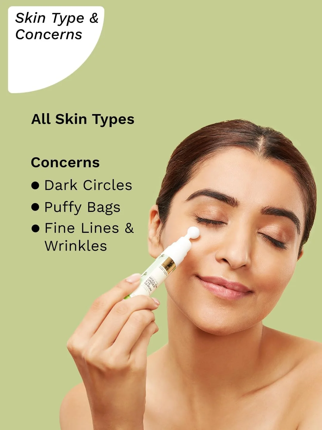 کرم دور چشم رولی حاوی اسکوالان (گیاهی) پیلگریم برای سیاهی دور چشم، مناسب خانم ها و آقایان، حاوی فیتو-رتینول و کافئین | کرم دور چشم برای چروک و پف زیر چشم | 15 میلی لیتر کرم دور چشم رولی حاوی اسکوالان (گیاهی) پیلگریم برای سیاهی دور چشم، مناسب خانم ها و آقایان، حاوی فیتو-رتینول و کافئین | کرم دور چشم برای چروک و پف زیر چشم | 15 میلی لیتر