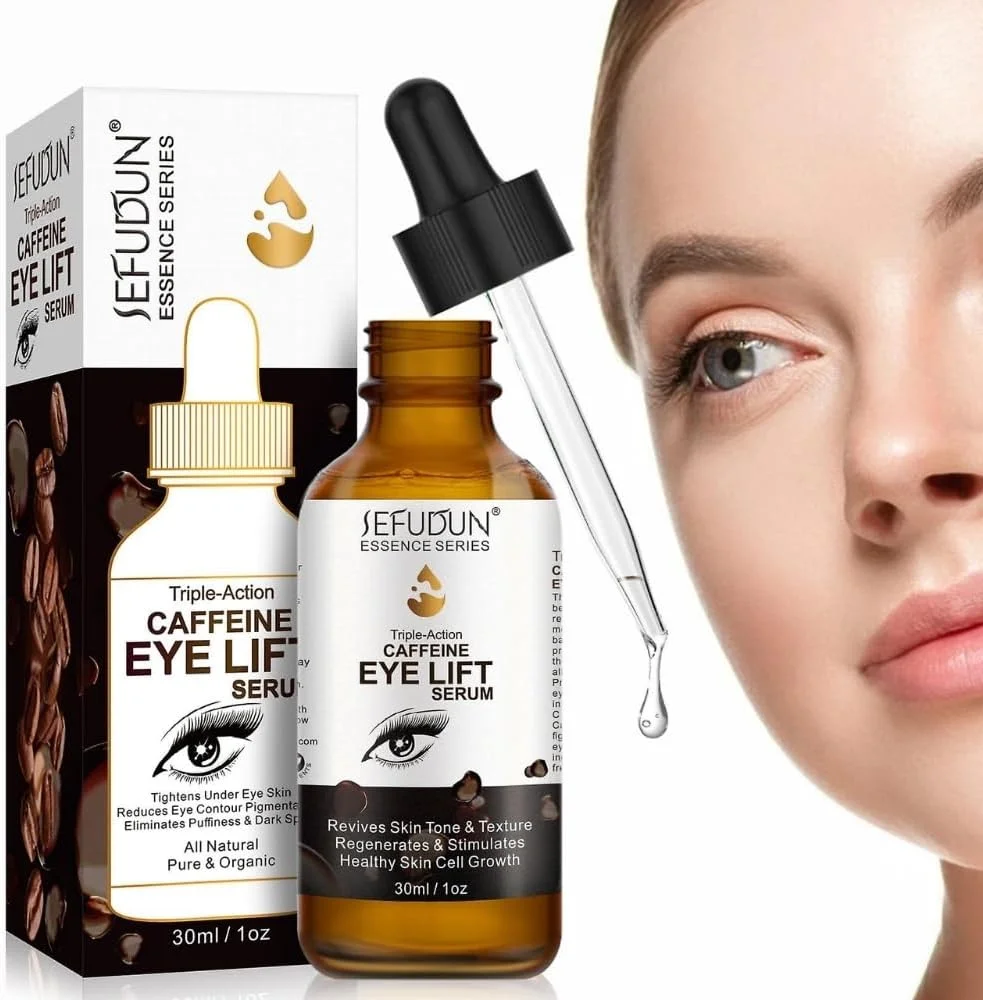 سرم دور چشم حاوی کافئین SWEI | کاهش پف، رفع تیرگی، محو خطوط ریز، رفع کیسه های زیر چشم، ضد چروک، ضد پیری، سفت کننده و روشن کننده پوست | سرم دور چشم ترکیبی با دانه های قهوه ارگانیک | 30 میلی لیتر سرم دور چشم حاوی کافئین SWEI | کاهش پف، رفع تیرگی، محو خطوط ریز، رفع کیسه های زیر چشم، ضد چروک، ضد پیری، سفت کننده و روشن کننده پوست | سرم دور چشم ترکیبی با دانه های قهوه ارگانیک | 30 میلی لیتر