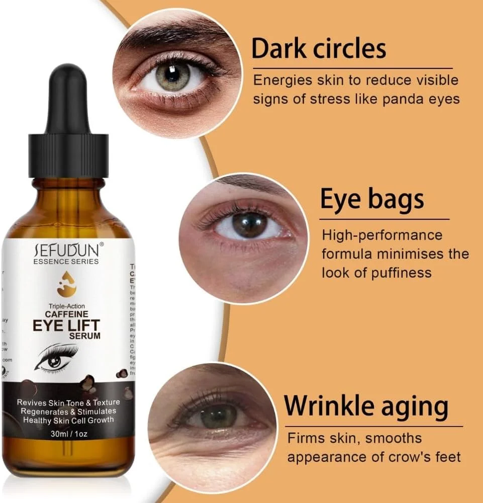 سرم دور چشم حاوی کافئین SWEI | کاهش پف، رفع تیرگی، محو خطوط ریز، رفع کیسه های زیر چشم، ضد چروک، ضد پیری، سفت کننده و روشن کننده پوست | سرم دور چشم ترکیبی با دانه های قهوه ارگانیک | 30 میلی لیتر سرم دور چشم حاوی کافئین SWEI | کاهش پف، رفع تیرگی، محو خطوط ریز، رفع کیسه های زیر چشم، ضد چروک، ضد پیری، سفت کننده و روشن کننده پوست | سرم دور چشم ترکیبی با دانه های قهوه ارگانیک | 30 میلی لیتر