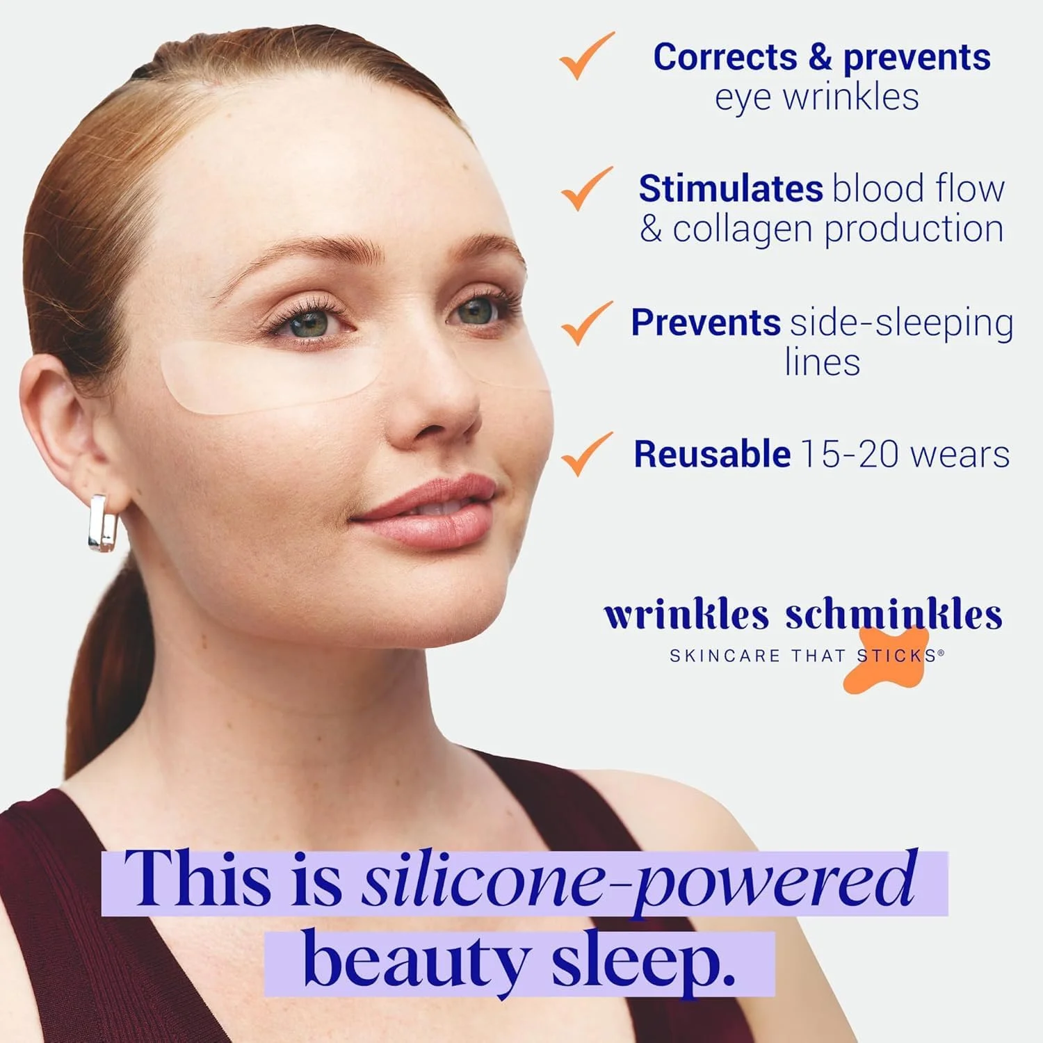 پدهای دور چشم Wrinkles Schminkles - ساخت آمریکا - یک ماه مصرف (3 جفت) - کاهش خطوط پنجه کلاغی، تیرگی، پف و گودی زیر چشم - پدهای سیلیکونی 100% طبی و ضد حساسیت پدهای دور چشم Wrinkles Schminkles - ساخت آمریکا - یک ماه مصرف (3 جفت) - کاهش خطوط پنجه کلاغی، تیرگی، پف و گودی زیر چشم - پدهای سیلیکونی 100% طبی و ضد حساسیت