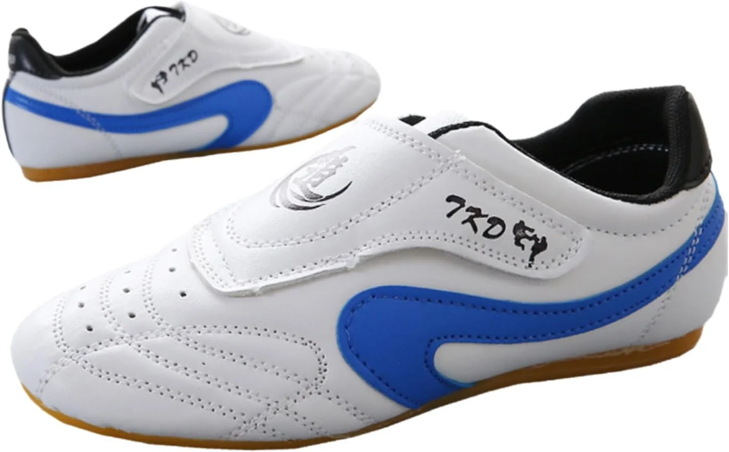 کفش ورزشی آموزش تکواندو، کفش کاراته بوکس، کفش بوکس ورزشی تکواندو، مقاوم در برابر سایش، نرم، ضد ضربه، ضد لغزش، مناسب برای تکواندو، بوکس، کاراته، کونگ فو، تای چی.