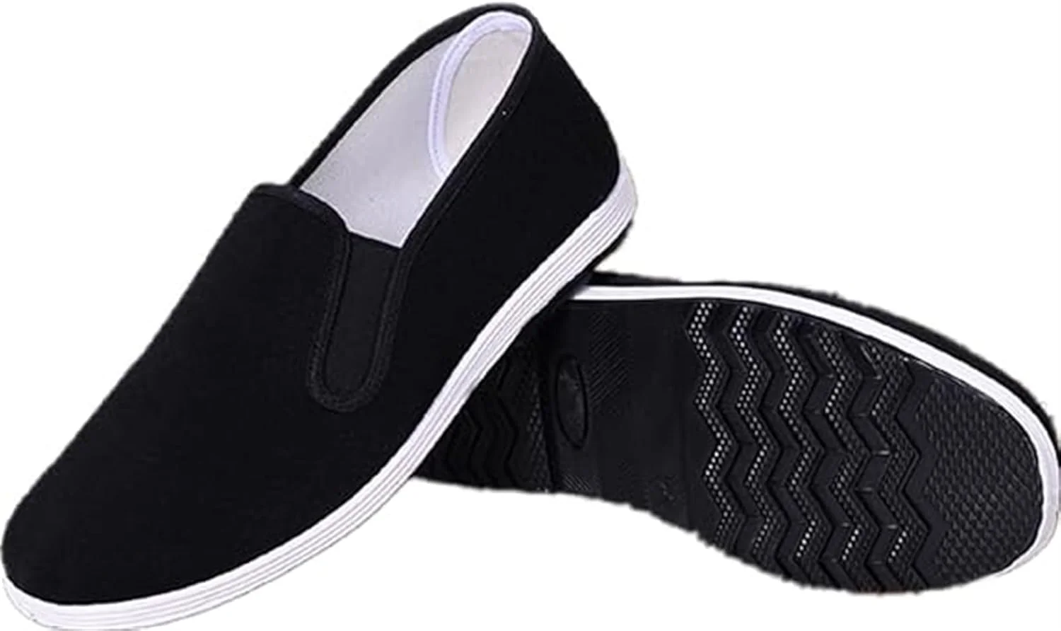 کفش های سنتی قدیمی فروشگاه سفید، کفش های کونگ فو تای چی، زیره لاستیکی، مناسب برای آقایان و بانوان