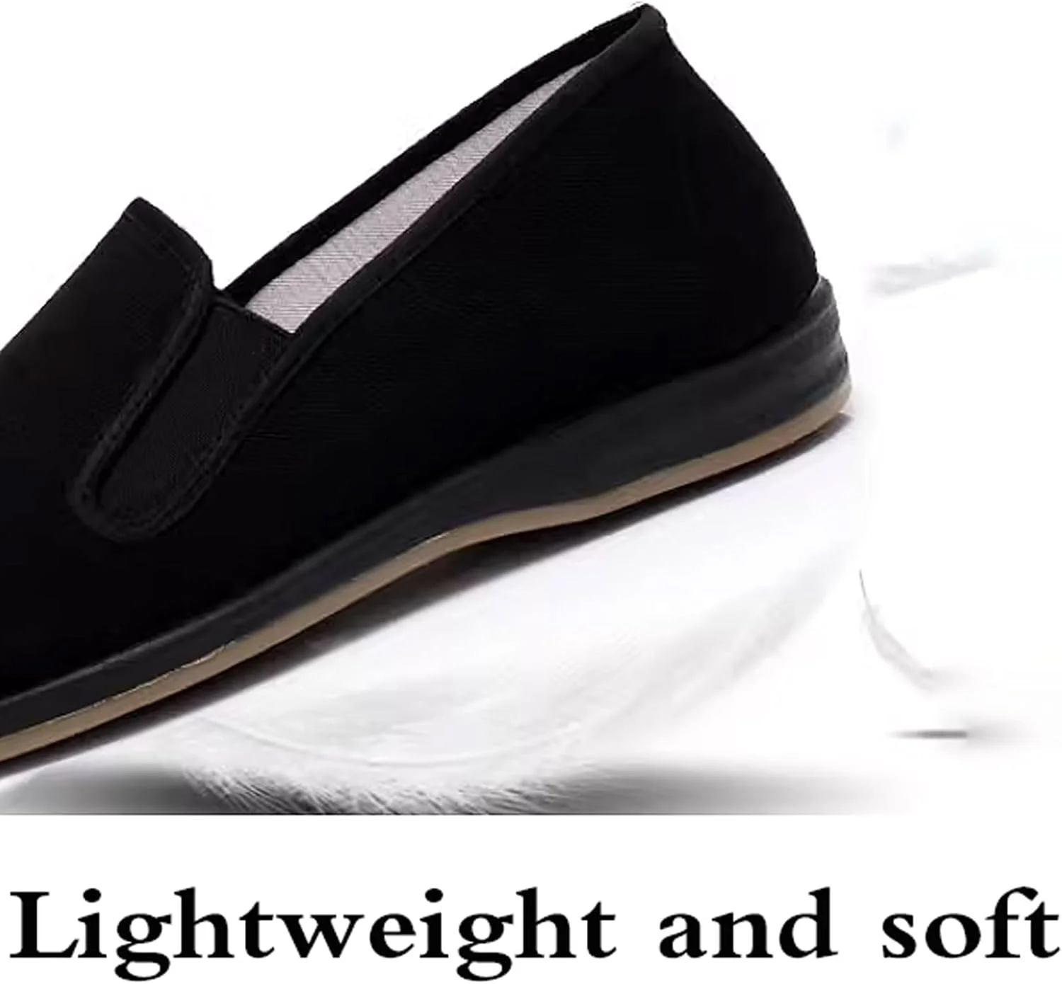 کفش های تمرینی چی گنگ Slip On، کفش پارچه ای سنتی، دمپایی انعطاف پذیر هنرهای رزمی، پشتیبانی پایدار، پوشیدن و درآوردن آسان، برای گردش های روزانه، پیاده روی و دویدن کفش های تمرینی چی گنگ Slip On، کفش پارچه ای سنتی، دمپایی انعطاف پذیر هنرهای رزمی، پشتیبانی پایدار، پوشیدن و درآوردن آسان، برای گردش های روزانه، پیاده روی و دویدن