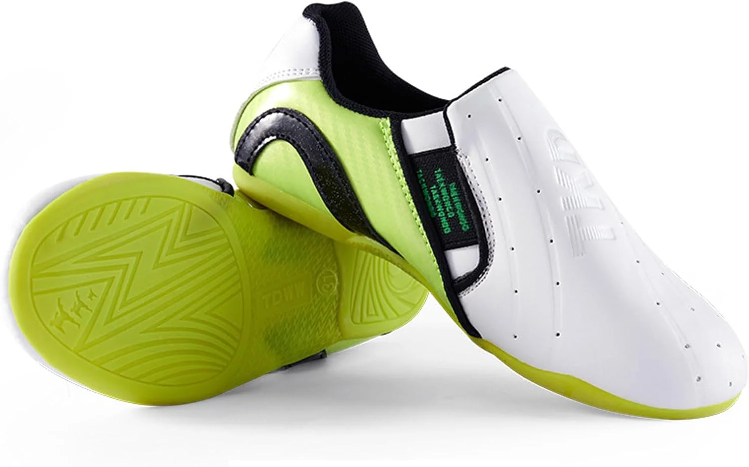 کفش ورزشی آموزش تکواندو Viaoragiosa، کفش تکواندو، کفش تکواندو بچه گانه، تغییر شکل ندادن آسان، ضد لغزش، خنک و خشک، مقاوم در برابر سایش، تنفس پذیر، برای تکواندو، بوکس، کاراته، کونگ فو و تای چی.