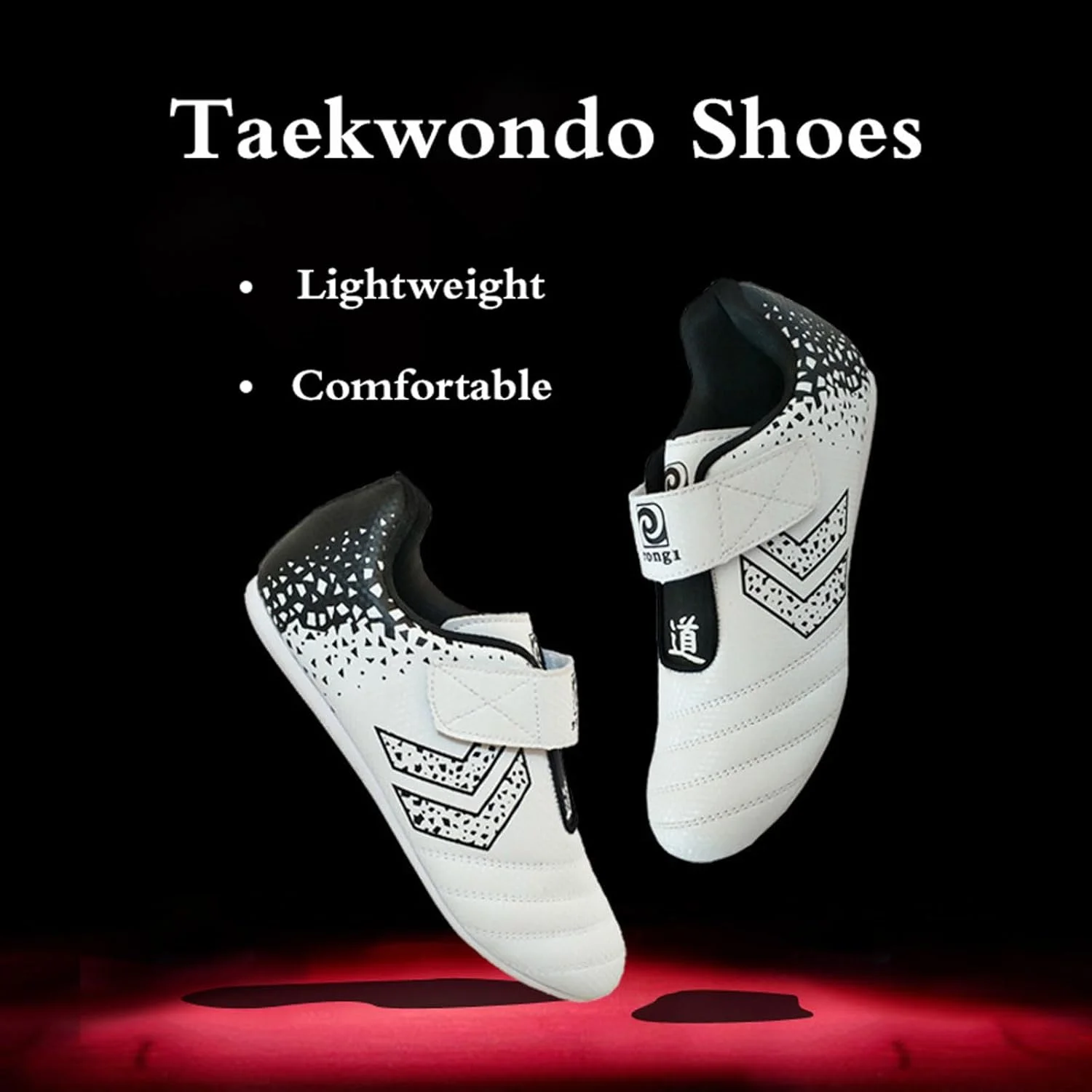 کفش ورزشی آموزش تکواندو، کفش تکواندو، کفش آموزش کاراته تکواندو، ضد لغزش، سبک، خنک و خشک، مقاوم در برابر سایش، مناسب برای تکواندو، بوکس، کاراته، کونگ فو، تای چی. کفش ورزشی آموزش تکواندو، کفش تکواندو، کفش آموزش کاراته تکواندو، ضد لغزش، سبک، خنک و خشک، مقاوم در برابر سایش، مناسب برای تکواندو، بوکس، کاراته، کونگ فو، تای چی.
