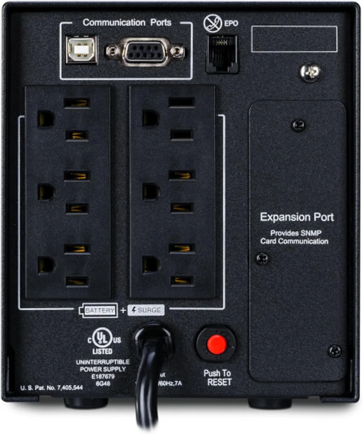 منبع تغذیه بدون وقفه سایبرپاور PR750LCD با ظرفیت 750VA و قابلیت برنامه هوشمند