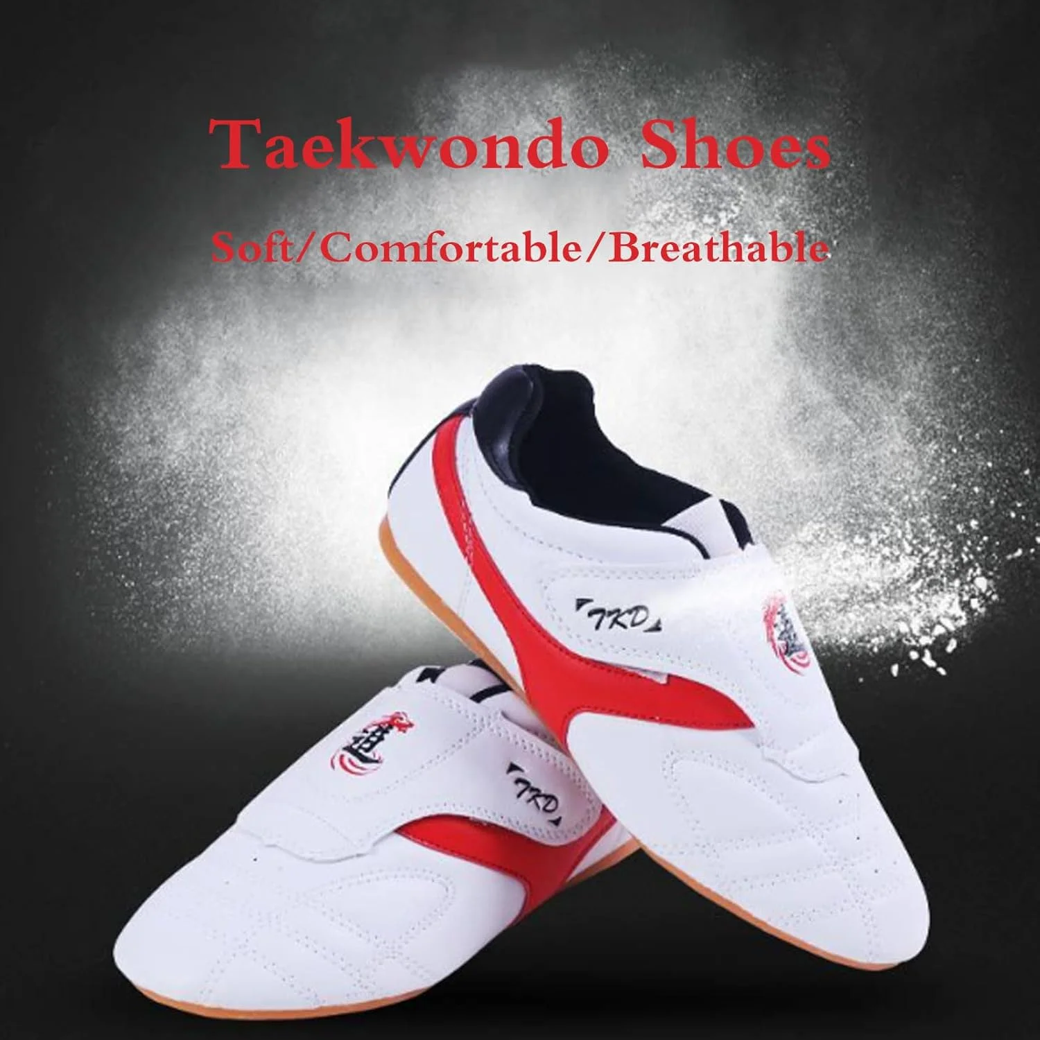 کفش ورزشی آموزش تکواندو Viaoragiosa، کفش کاراته بوکس، کفش آموزش کاراته، الاستیک، ضد ضربه، تغییر شکل آسان نیست، تنفس پذیر، راحت، مناسب برای تکواندو، بوکس، کاراته، کونگ فو، تای چی. کفش ورزشی آموزش تکواندو Viaoragiosa، کفش کاراته بوکس، کفش آموزش کاراته، الاستیک، ضد ضربه، تغییر شکل آسان نیست، تنفس پذیر، راحت، مناسب برای تکواندو، بوکس، کاراته، کونگ فو، تای چی.