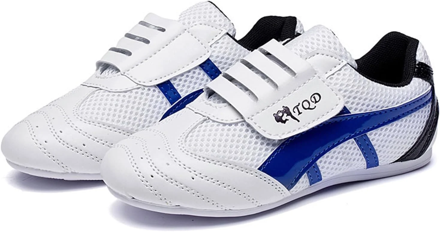 کفش ورزشی تمرین تکواندو، کفش تکواندو تنفسی، کفش تکواندو унисекс، مقاوم در برابر سایش، ضد ضربه، تنفسی، خنک و خشک، مناسب برای تکواندو، بوکس، کاراته، کونگ فو، تای چی.