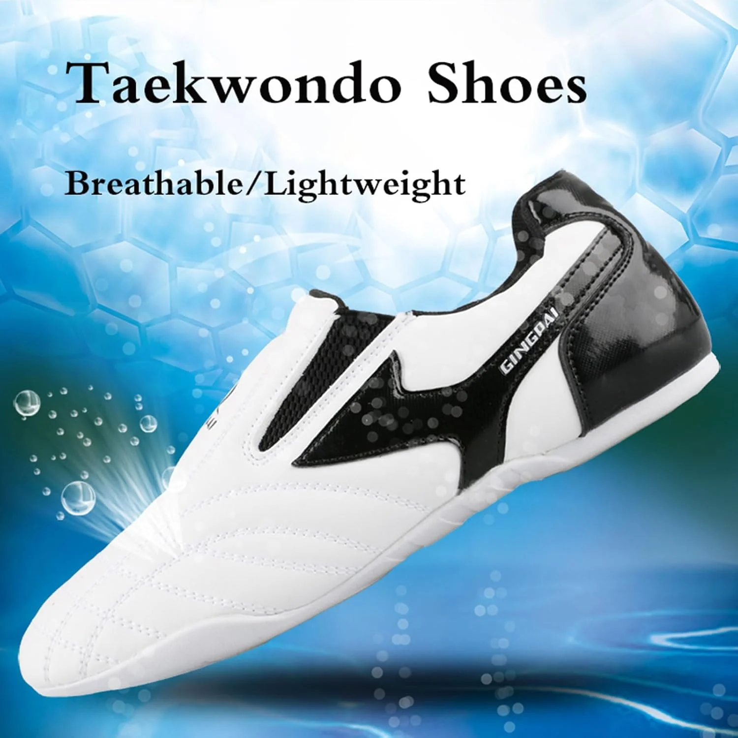 کفش ورزشی تمرین تکواندو Viaoragiosa، کفش سبک هنرهای رزمی، کفش هنرهای رزمی، تغییر شکل ندادن آسان، ضد ضربه، تنفس پذیر، مناسب برای تکواندو، بوکس، کاراته، کونگ فو، تای چی. کفش ورزشی تمرین تکواندو Viaoragiosa، کفش سبک هنرهای رزمی، کفش هنرهای رزمی، تغییر شکل ندادن آسان، ضد ضربه، تنفس پذیر، مناسب برای تکواندو، بوکس، کاراته، کونگ فو، تای چی.