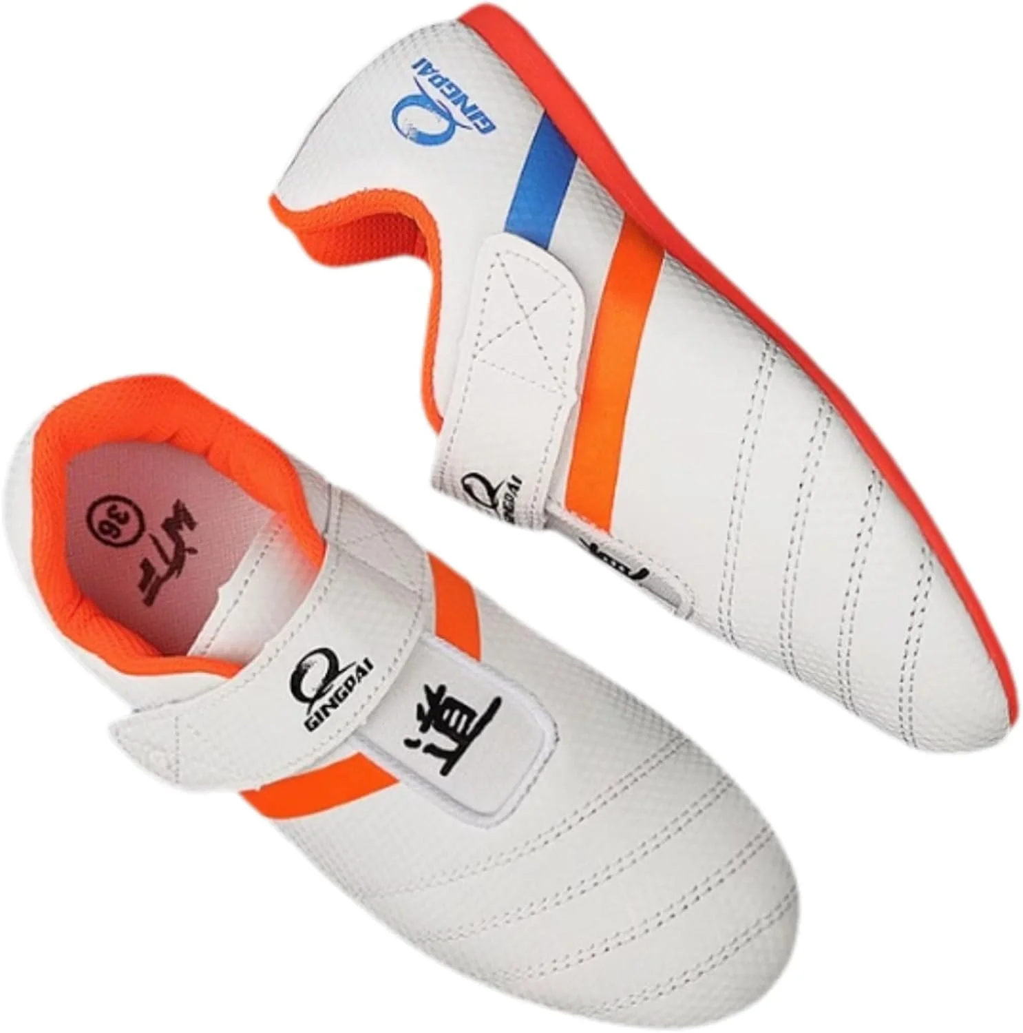 کفش ورزشی آموزش تکواندو Viaoragiosa، کفش سبک هنرهای رزمی، کفش کونگ فو تکواندو، ضد ضربه، تغییر شکل ندادن آسان، مقاوم در برابر سایش، مناسب برای تکواندو، بوکس، کاراته، کونگ فو، تای چی.