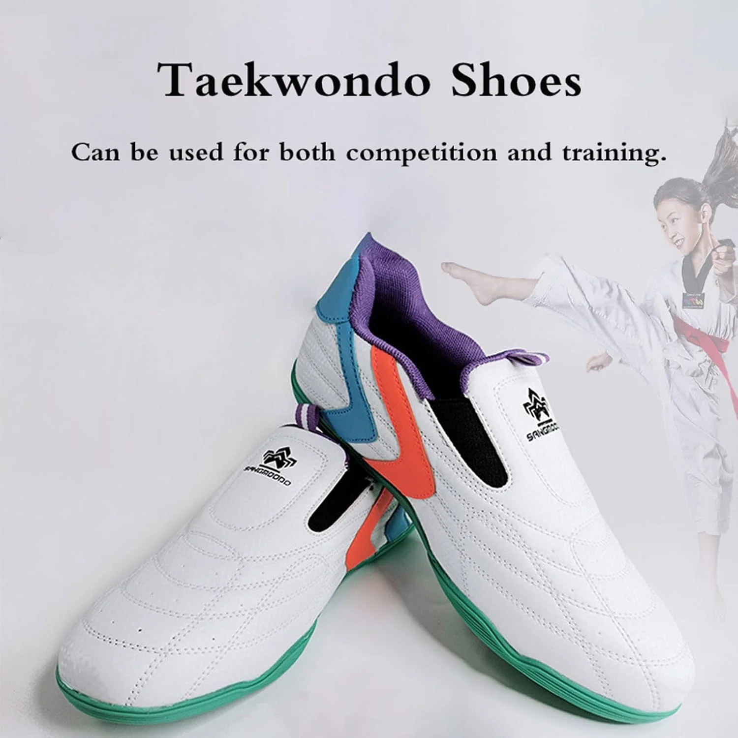 کفش ورزشی آموزش تکواندو Viaoragiosa، کفش آموزش کاراته تکواندو، کفش ورزشی سبک هنرهای رزمی، مقاوم در برابر سایش، تنفس پذیر، مناسب برای بوکس، کفش ورزشی تای چی برای کودکان و بزرگسالان. کفش ورزشی آموزش تکواندو Viaoragiosa، کفش آموزش کاراته تکواندو، کفش ورزشی سبک هنرهای رزمی، مقاوم در برابر سایش، تنفس پذیر، مناسب برای بوکس، کفش ورزشی تای چی برای کودکان و بزرگسالان.