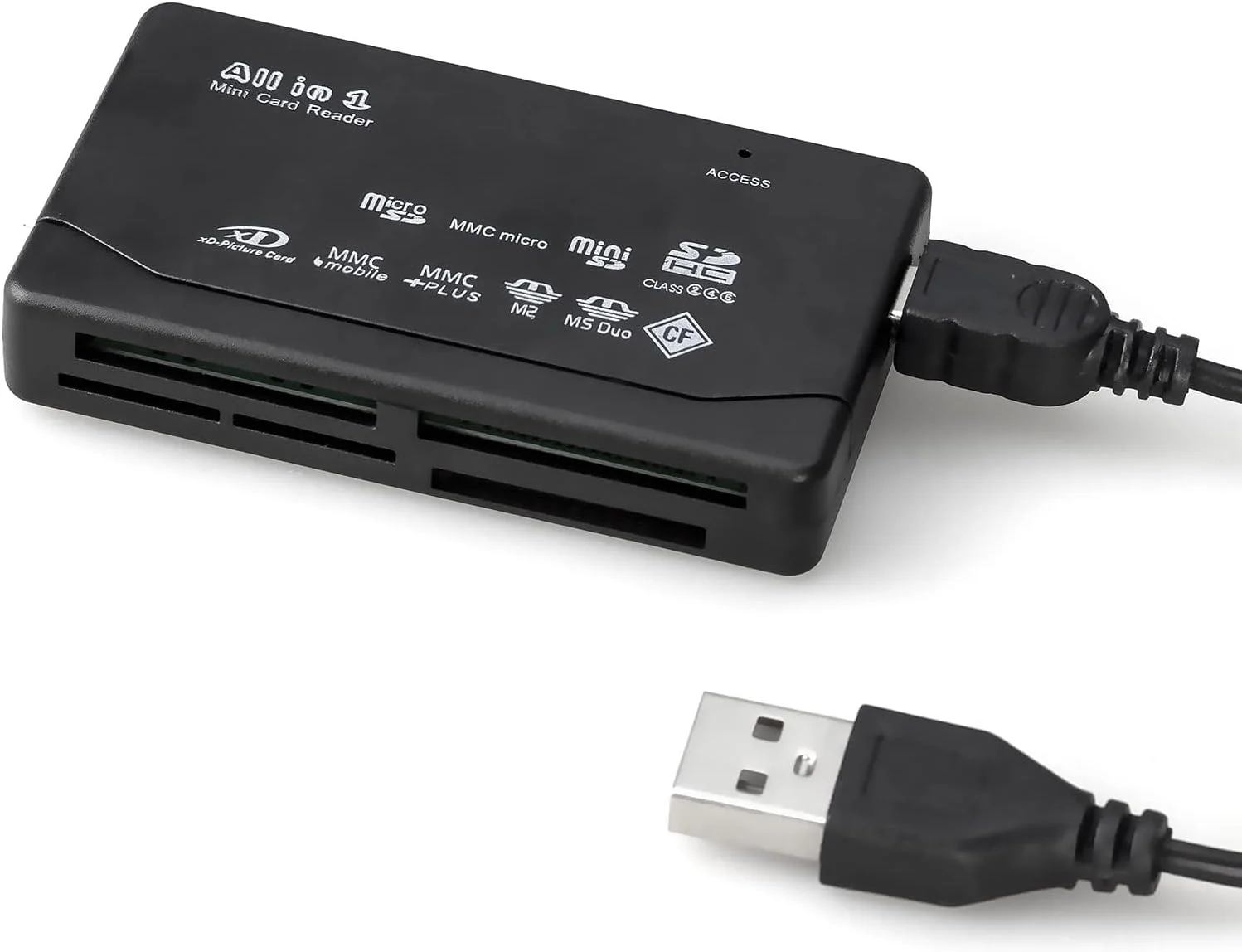 کارت خوان حافظه 6 در 1 KASTWAVE - کارت خوان USB جهانی برای کارت های SD/Micro SD/CF/XD/MS Pro/M2