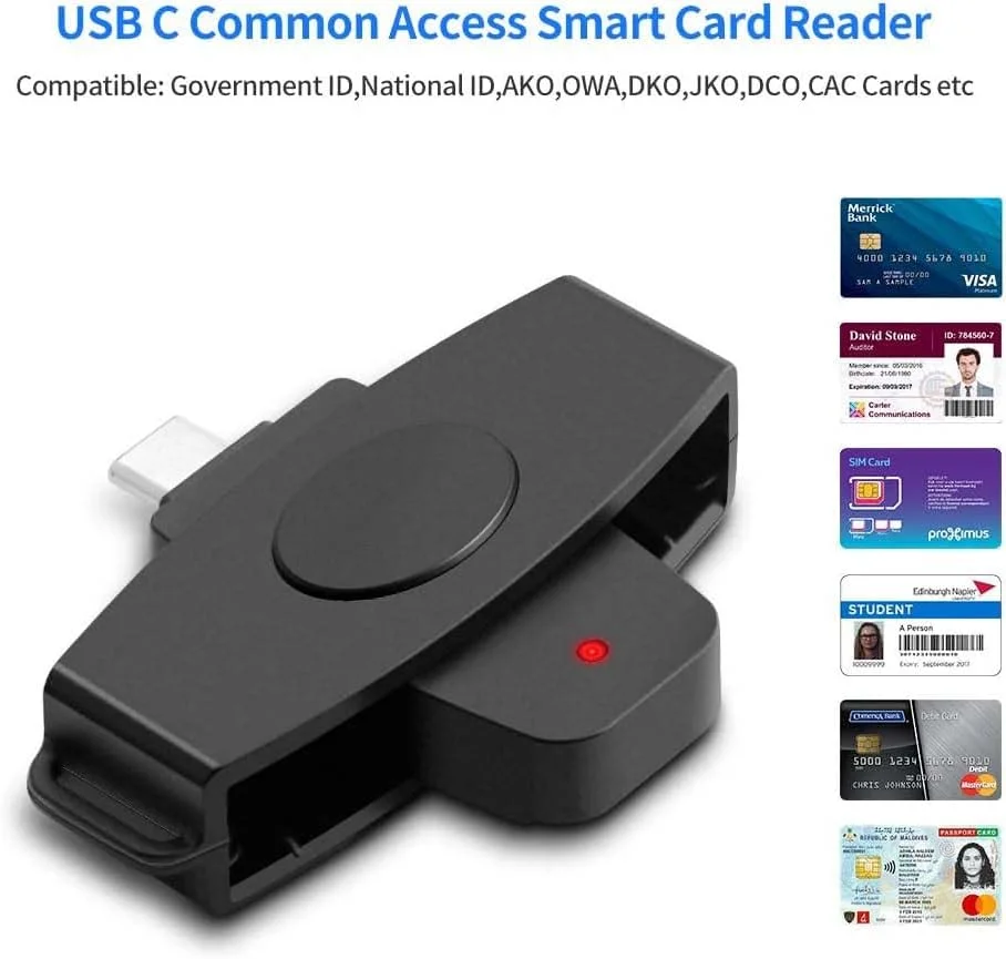 کارت خوان هوشمند USB C CAC KASTWAVE، کارت خوان نوع C DOD سازگار با تلفن های اندرویدی، مک بوک، آی مک، لپ تاپ، تبلت یا سایر دستگاه های نوع C کارت خوان هوشمند USB C CAC KASTWAVE، کارت خوان نوع C DOD سازگار با تلفن های اندرویدی، مک بوک، آی مک، لپ تاپ، تبلت یا سایر دستگاه های نوع C