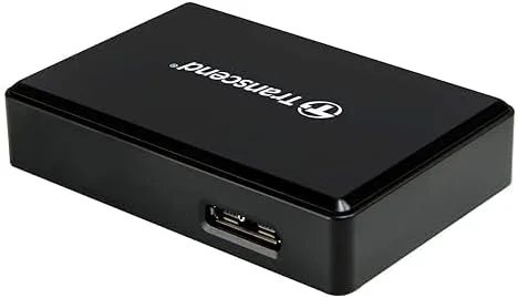 کارت خوان چند منظوره جدید ترنسند برای کارت های حافظه UHS-II (دارای اسلات کارت های SD، microSD و CompactFlash) USB 3.1 Gen 1 اورجینال