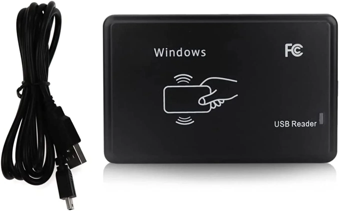 دستگاه کارتخوان رومیزی USB روبیک RFID 125Khz (خواندن 10 رقم اول) بدون تماس برای سیستم عامل های ویندوز و لینوکس EM4100 TK4100 T5200 T5577 دستگاه کارتخوان رومیزی USB روبیک RFID 125Khz (خواندن 10 رقم اول) بدون تماس برای سیستم عامل های ویندوز و لینوکس EM4100 TK4100 T5200 T5577