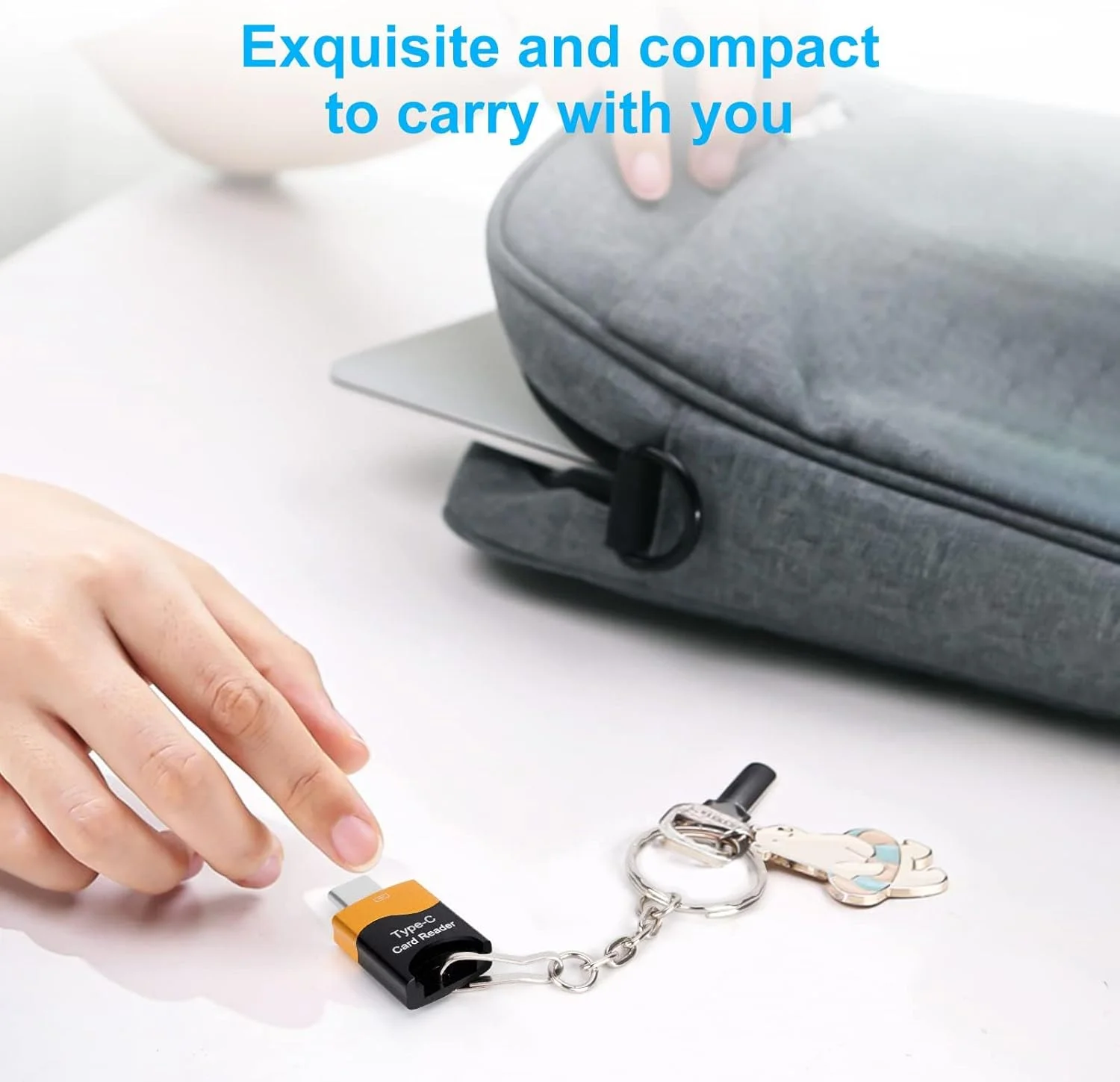 کارت خوان TERRIFI TF، کارت خوان میکرو SD دو عددی، حافظه خارجی پرسرعت، آداپتور کارت خوان حافظه Type C TF سازگار با لپ تاپ، مک بوک، گلکسی