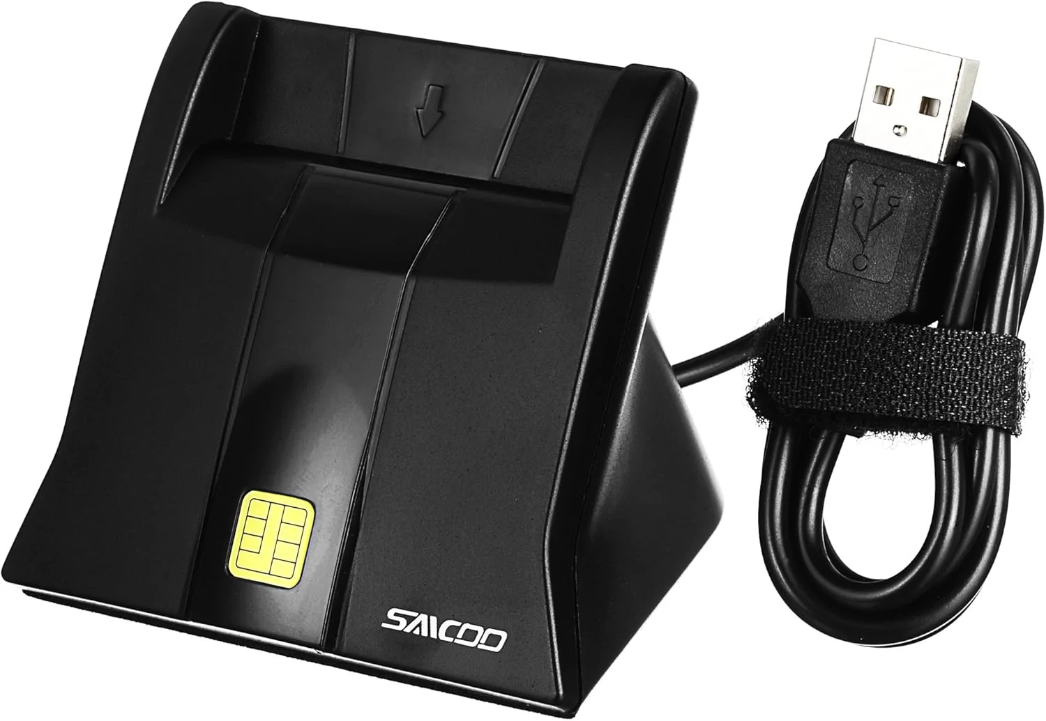 دستگاه کارتخوان هوشمند Saicoo DOD Military USB Common Access CAC، سازگار با Mac OS، Win - نسخه عمودی