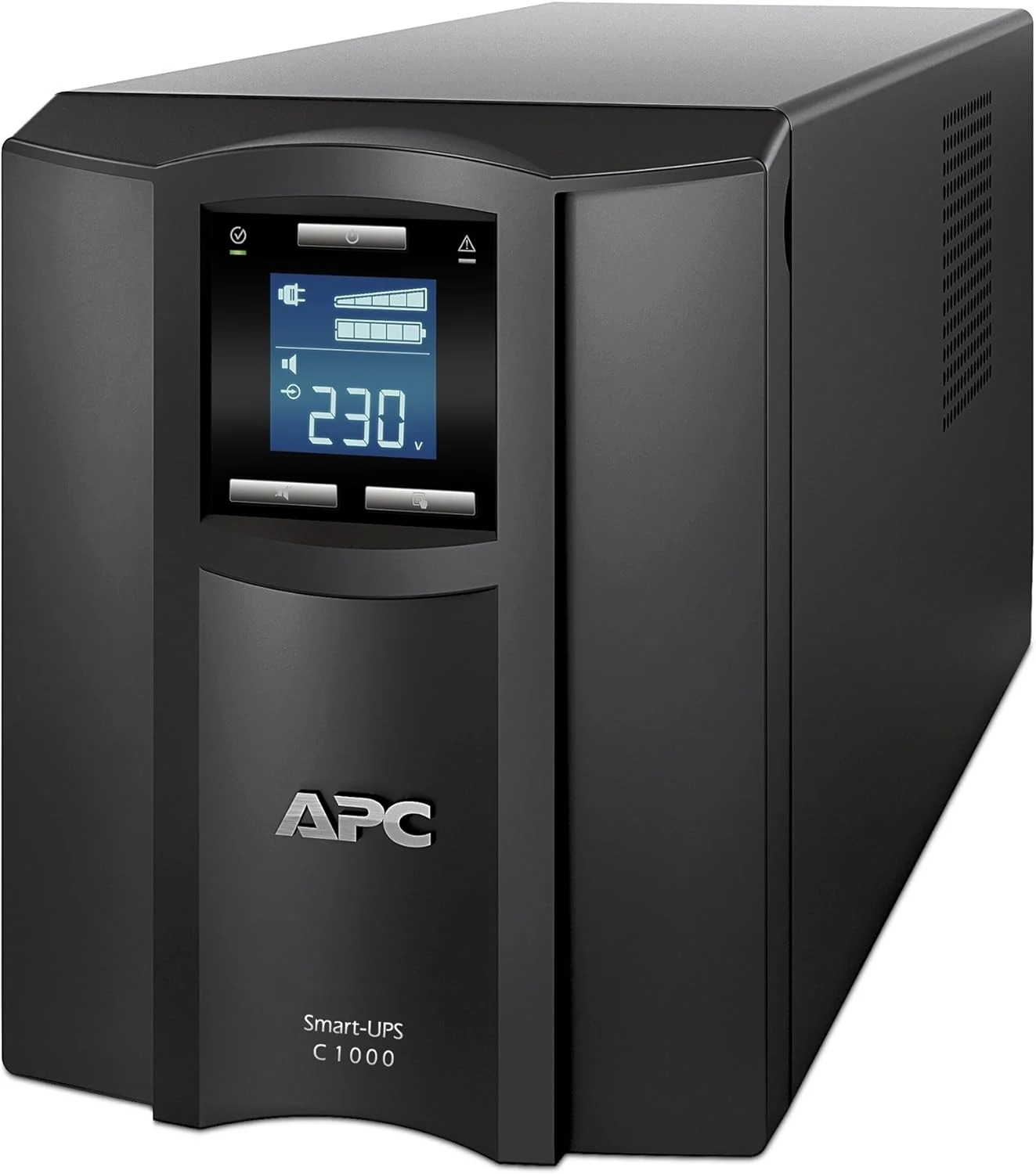 منبع تغذیه بدون وقفه APC SmartUPS C 1000VA LCD 230V مدل Tower مشکی