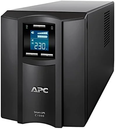 منبع تغذیه بدون وقفه APC SmartUPS C 1000VA LCD 230V مدل Tower مشکی منبع تغذیه بدون وقفه APC SmartUPS C 1000VA LCD 230V مدل Tower مشکی