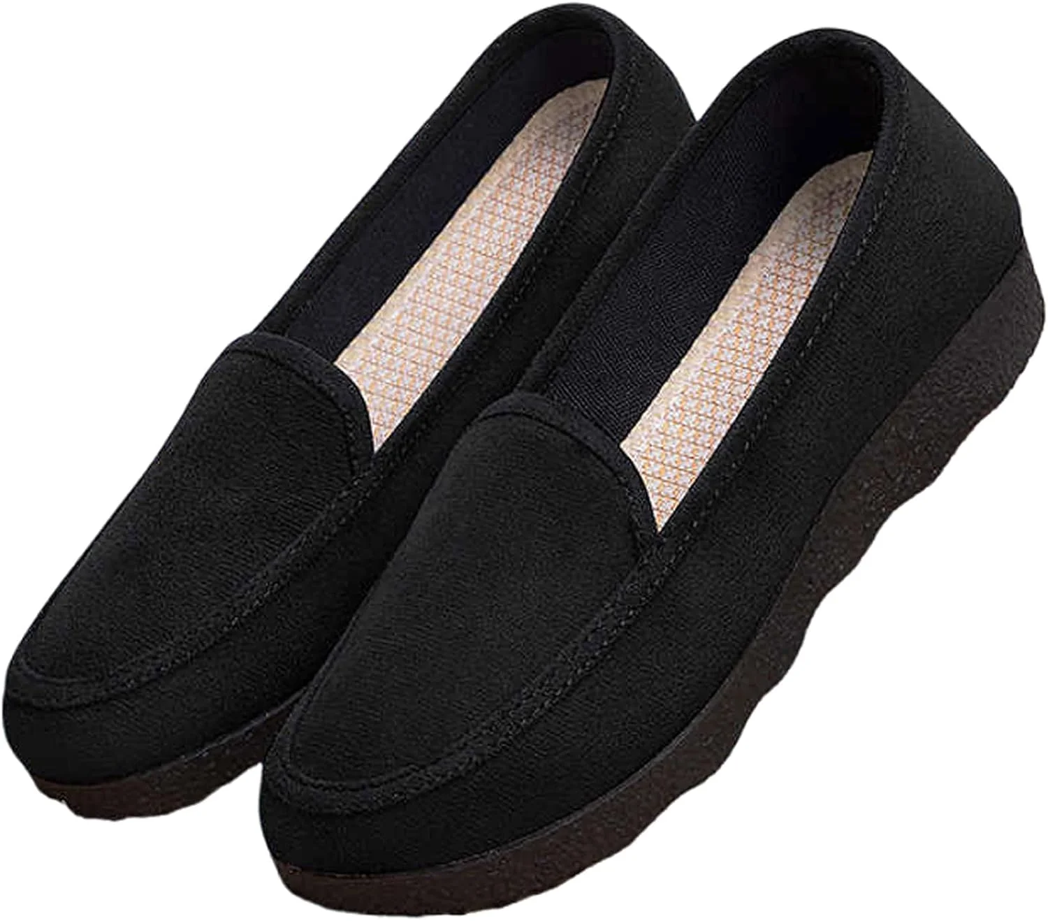 کفش پارچه ای سنتی، کفش تمرینی چی گنگ، دمپایی انعطاف پذیر هنرهای رزمی، ضد لغزش، مقاوم در برابر سایش، کشش خوب، برای گردش های روزانه، پیاده روی و دویدن