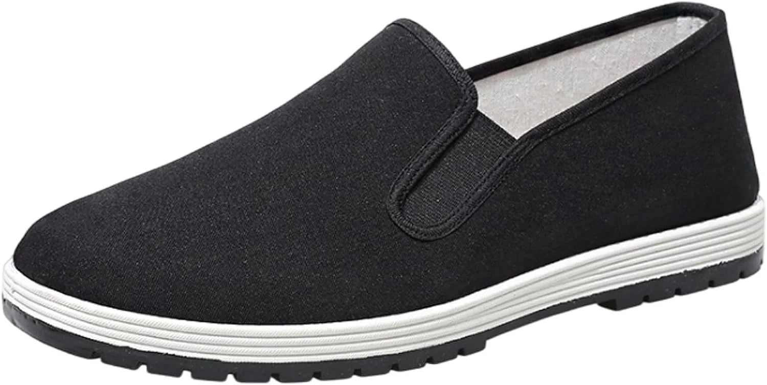 کفش پارچه ای سنتی، کفش تمرینی چی گنگ، کفش رزمی بومى، تنفس پذیر، سبک و راحت، لمس ظریف، برای گردش های روزانه، پیاده روی و دویدن