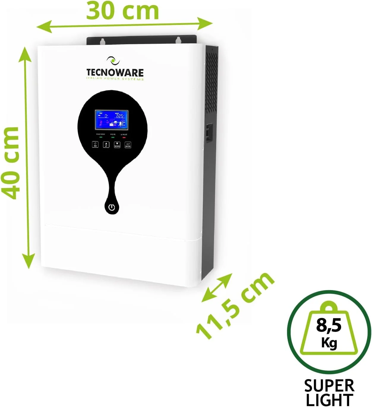 اینورتر خورشیدی تکنوور پاور سیستمز ATA مدل 3500W - باتری 24 ولت - MPPT 120V-450V - 500Voc اینورتر خورشیدی تکنوور پاور سیستمز ATA مدل 3500W - باتری 24 ولت - MPPT 120V-450V - 500Voc