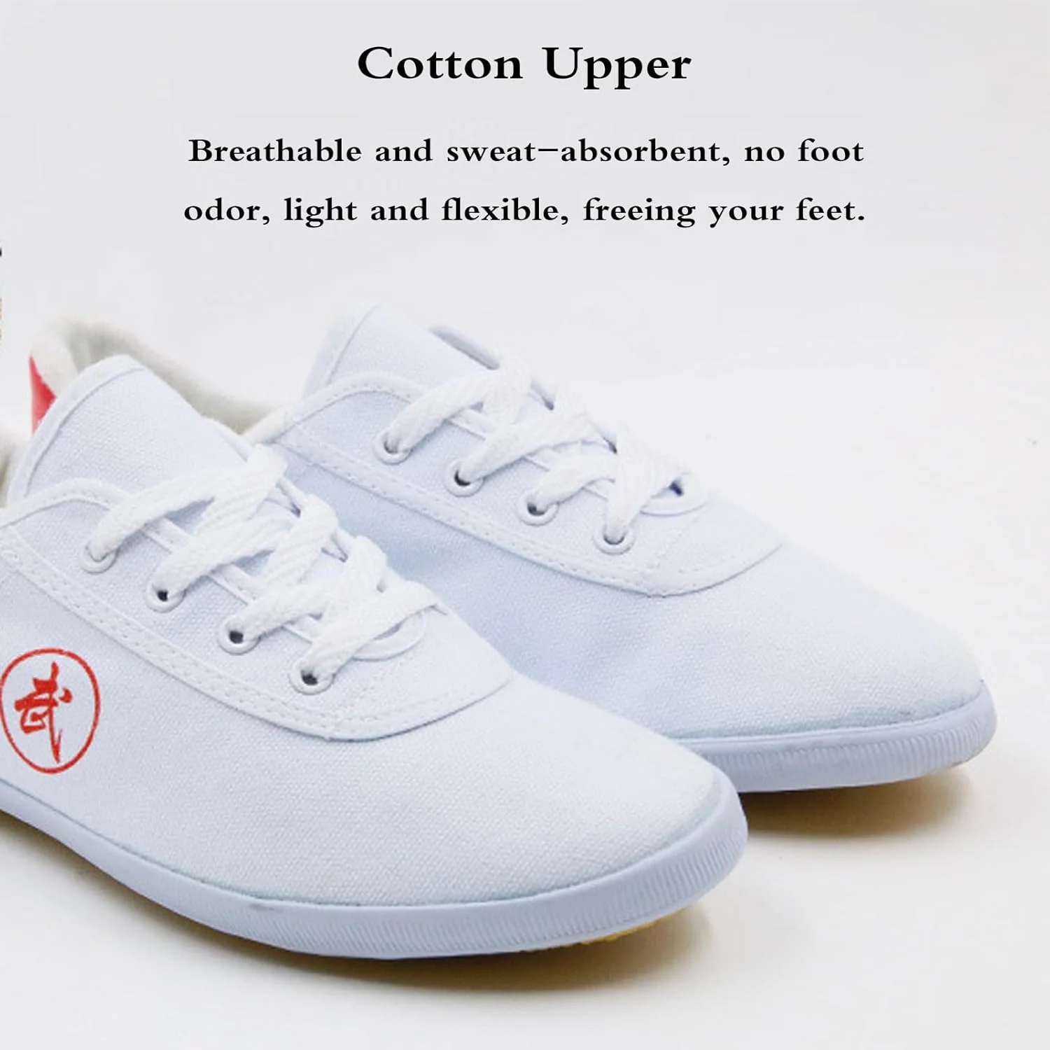 کفش های ورزشی ووشو، کفش های تای چی، کفش های کونگ فو تای چی ووشو، کفش های ورزشی هنرهای رزمی سنتی، مناسب برای آقایان و بانوان، تنفس پذیر، مقاوم در برابر سایش، برای تکواندو، بوکس، کاراته، کونگ فو و تای چی.