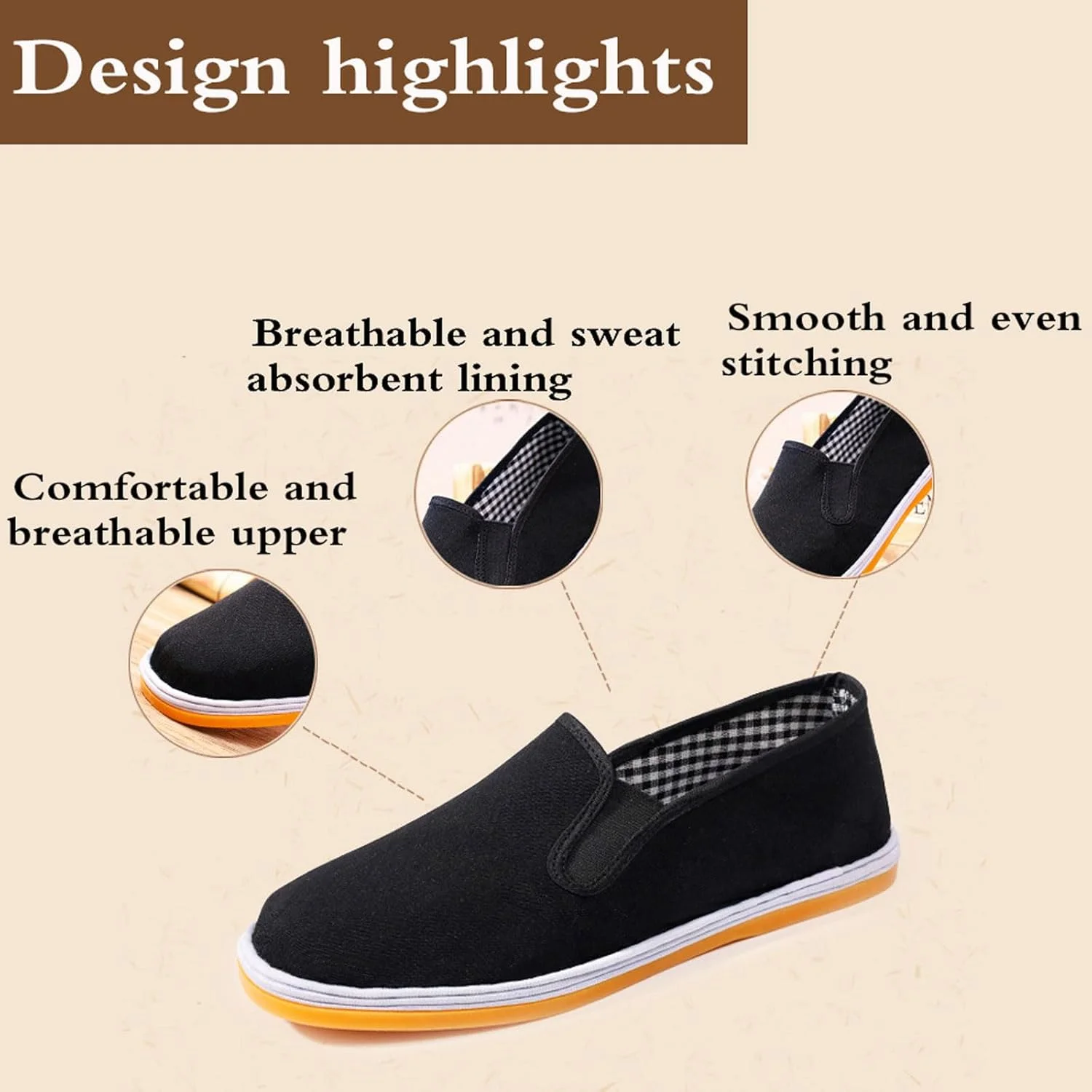 کفش پارچه ای سنتی، کفش تای چی پارچه ای، کفش رزمی بومى، سبک و راحت، پاهاى شما را خشک نگه می دارد، بافت نرم، برای استفاده روزانه، کار، ورزش، پیاده روی کفش پارچه ای سنتی، کفش تای چی پارچه ای، کفش رزمی بومى، سبک و راحت، پاهاى شما را خشک نگه می دارد، بافت نرم، برای استفاده روزانه، کار، ورزش، پیاده روی