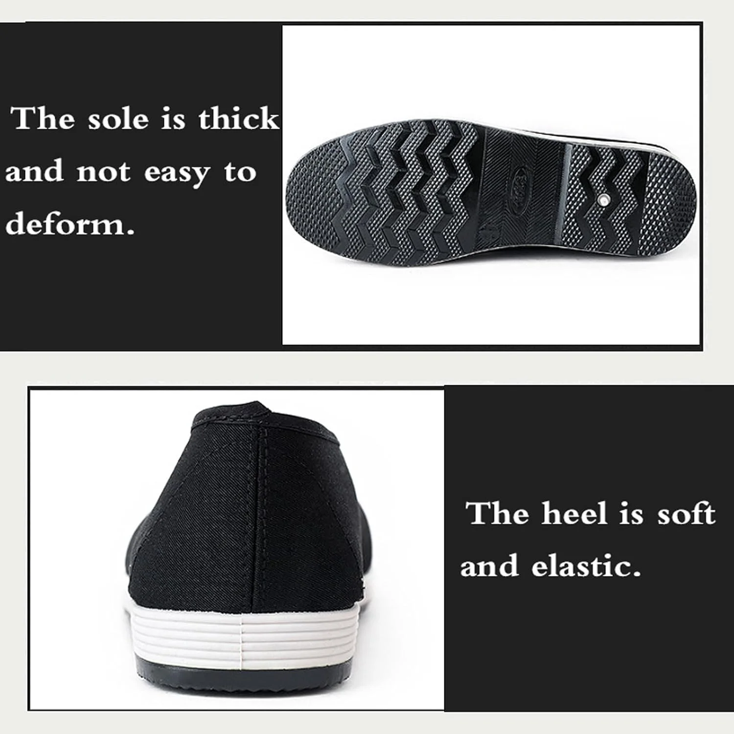 کفش های پارچه ای کونگ فو تخت، کفش کونگ فو بوم سنتی چینی، دمپایی های انعطاف پذیر هنرهای رزمی، مقاوم در برابر سایش، کشش خوب، برای گردش های روزانه، پیاده روی و دویدن کفش های پارچه ای کونگ فو تخت، کفش کونگ فو بوم سنتی چینی، دمپایی های انعطاف پذیر هنرهای رزمی، مقاوم در برابر سایش، کشش خوب، برای گردش های روزانه، پیاده روی و دویدن