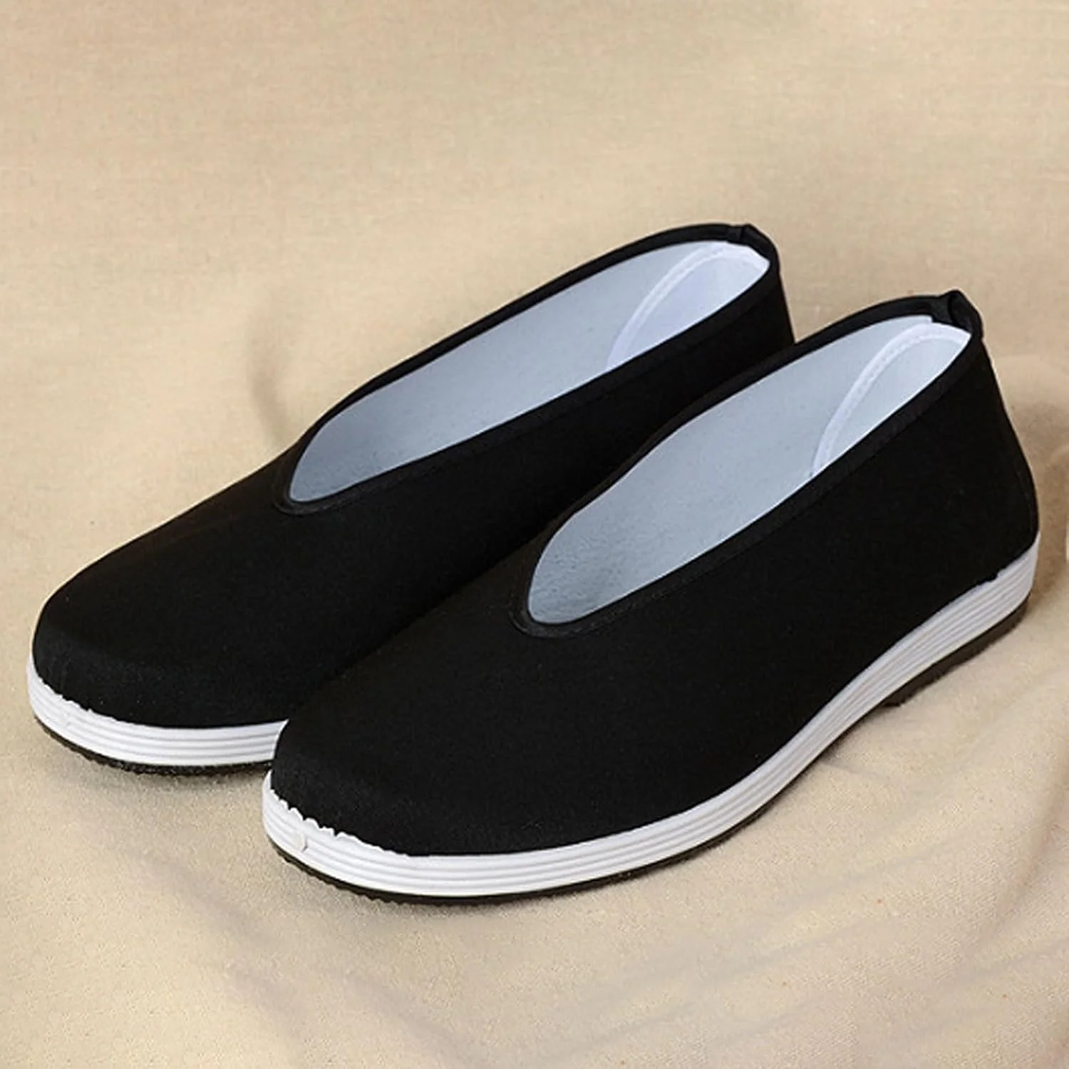 کفش های پارچه ای کونگ فو تخت، کفش کونگ فو بوم سنتی چینی، دمپایی های انعطاف پذیر هنرهای رزمی، مقاوم در برابر سایش، کشش خوب، برای گردش های روزانه، پیاده روی و دویدن کفش های پارچه ای کونگ فو تخت، کفش کونگ فو بوم سنتی چینی، دمپایی های انعطاف پذیر هنرهای رزمی، مقاوم در برابر سایش، کشش خوب، برای گردش های روزانه، پیاده روی و دویدن