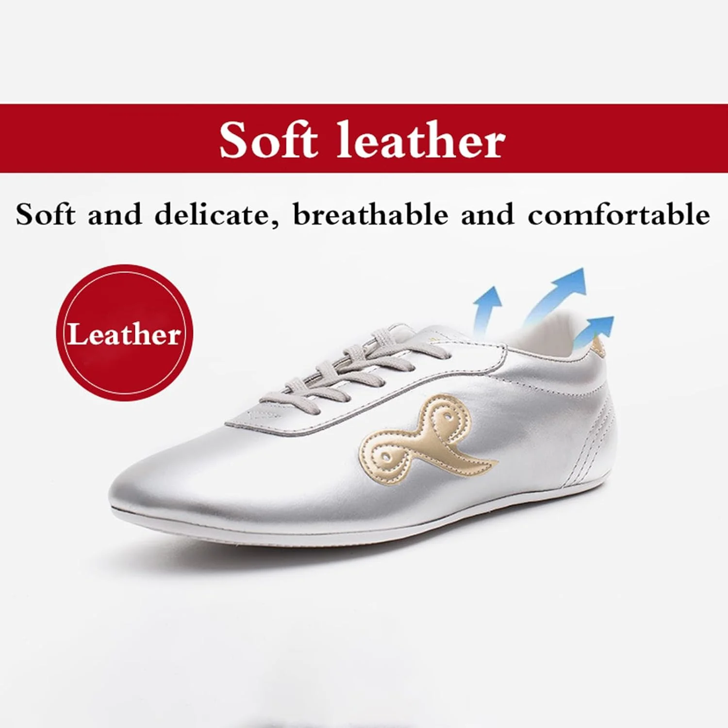 کفش‌های تای‌چی، کفش‌های ووشو سنتی چینی، کفش‌های تنفسی تکواندو، کفش‌های کونگ فو وینگ چون، سبک وزن، ضد لغزش، تنفسی، برای تکواندو، بوکس، کاراته، کونگ فو، وینگ چون